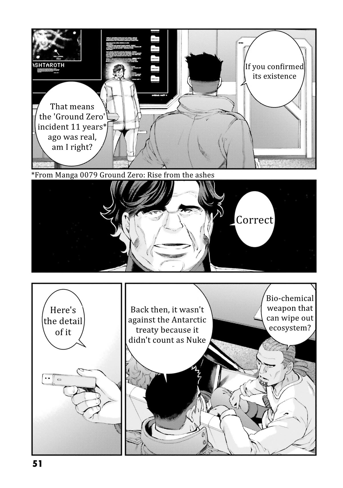 Kidou Senshi Gundam MSV-R: Johnny Ridden no Kikan Chapter 97 page 15 - Chapter 97: THE NAME OF THE KEY