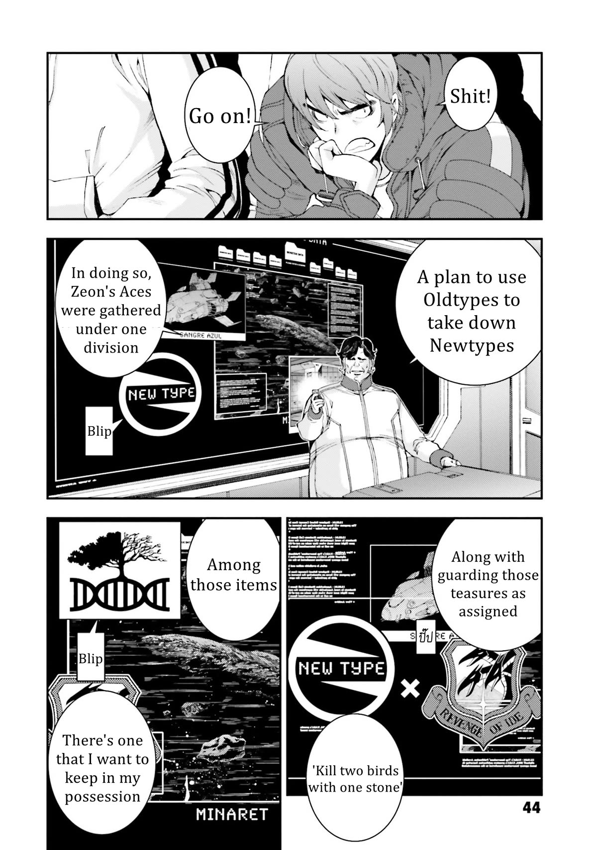 Kidou Senshi Gundam MSV-R: Johnny Ridden no Kikan Chapter 97 page 8 - Chapter 97: THE NAME OF THE KEY