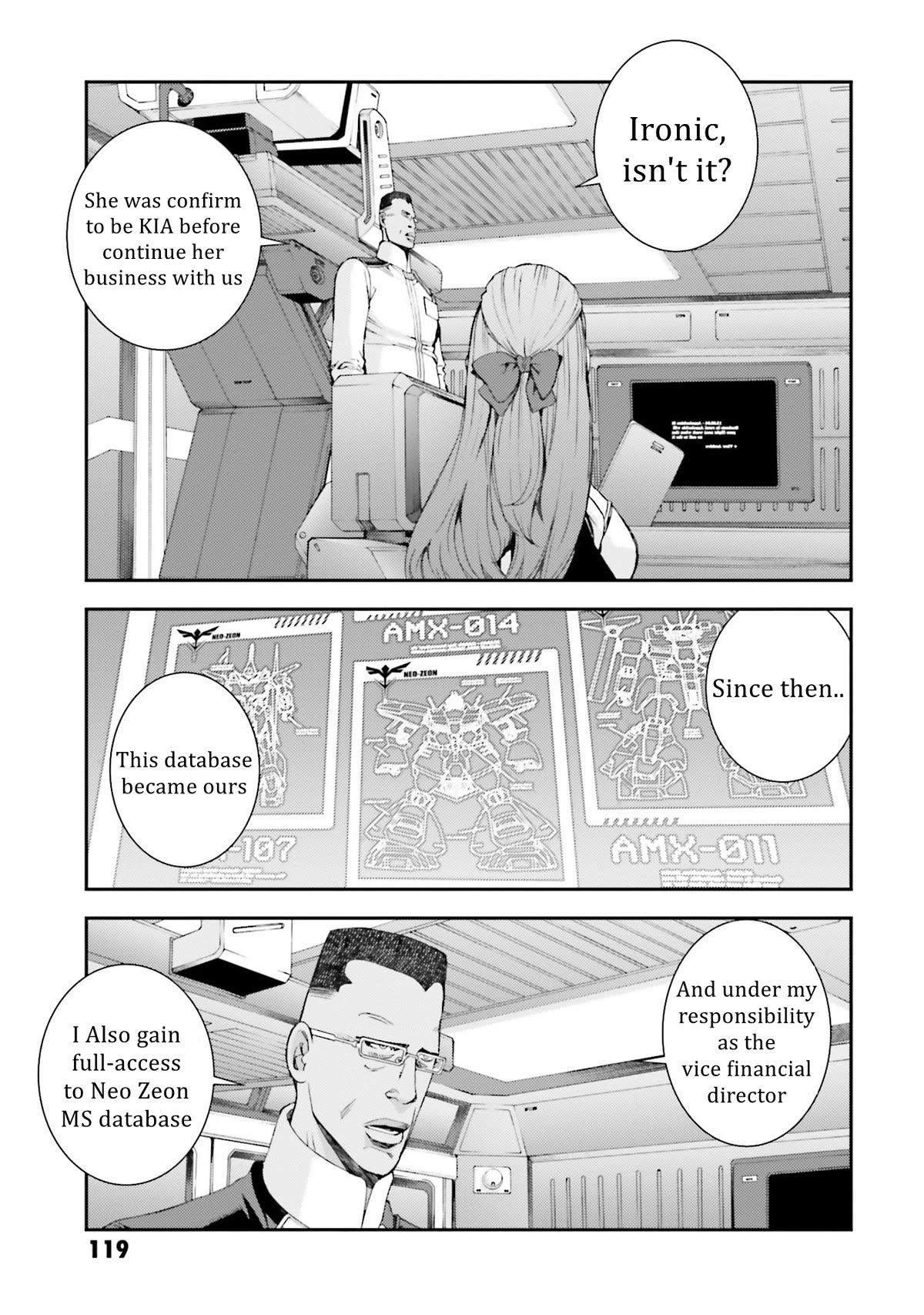 Kidou Senshi Gundam MSV-R: Johnny Ridden no Kikan Chapter 99 page 27 - Chapter 99: THE DATABASE
