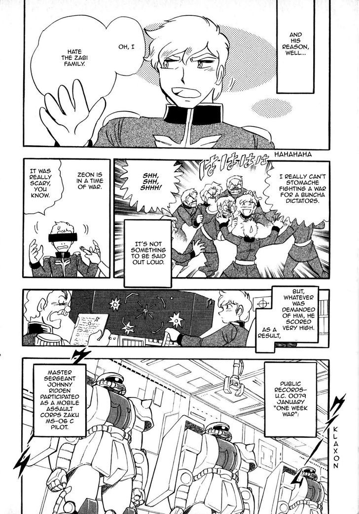 Kidou Senshi Gundam MSV Senki Johnny Ridden Chapter 1 page 10 - Chapter 1