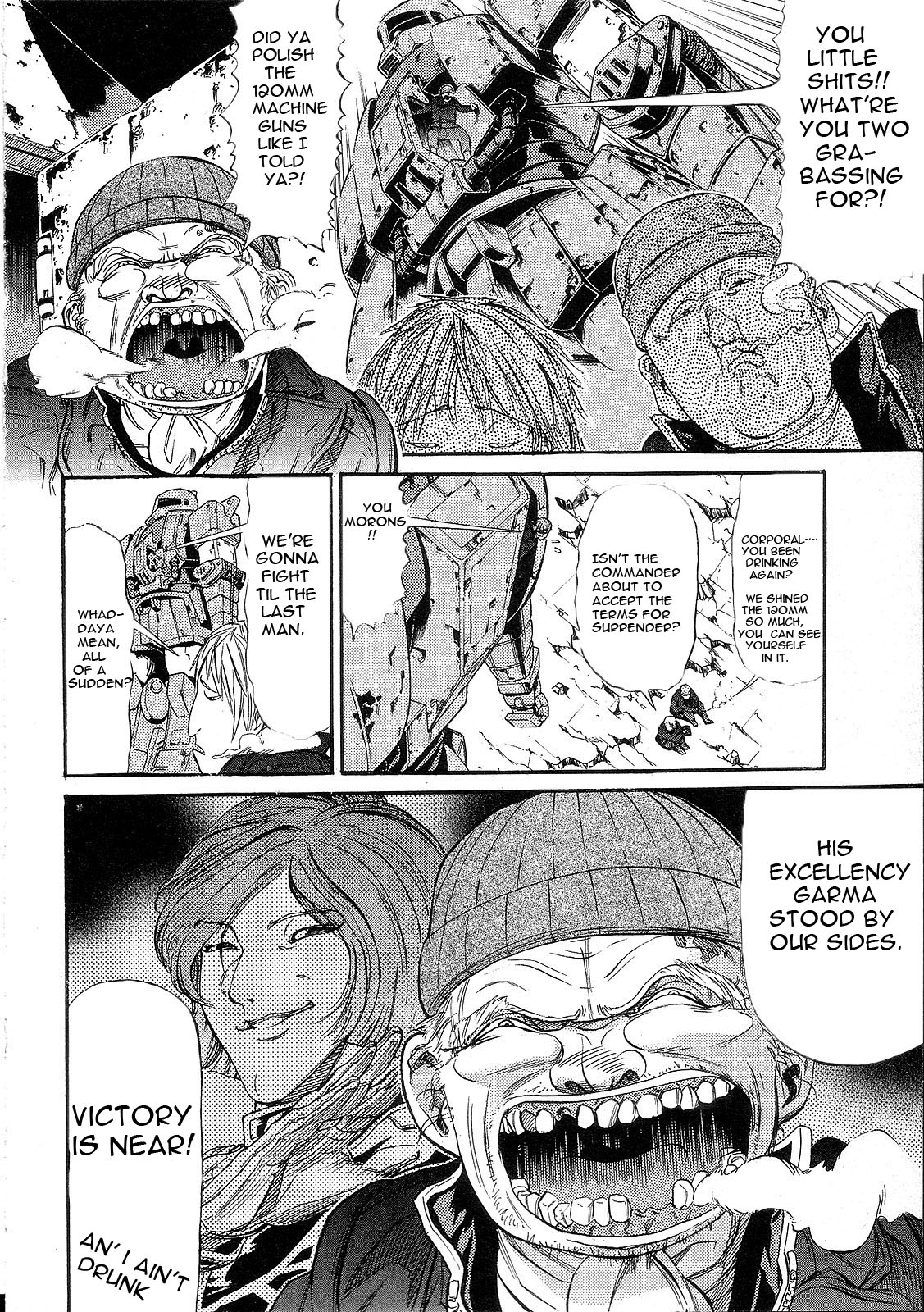 Kidou Senshi Gundam: Orera Renpou Gurentai Chapter 10 page 2 - Chapter 10: Hells Bells