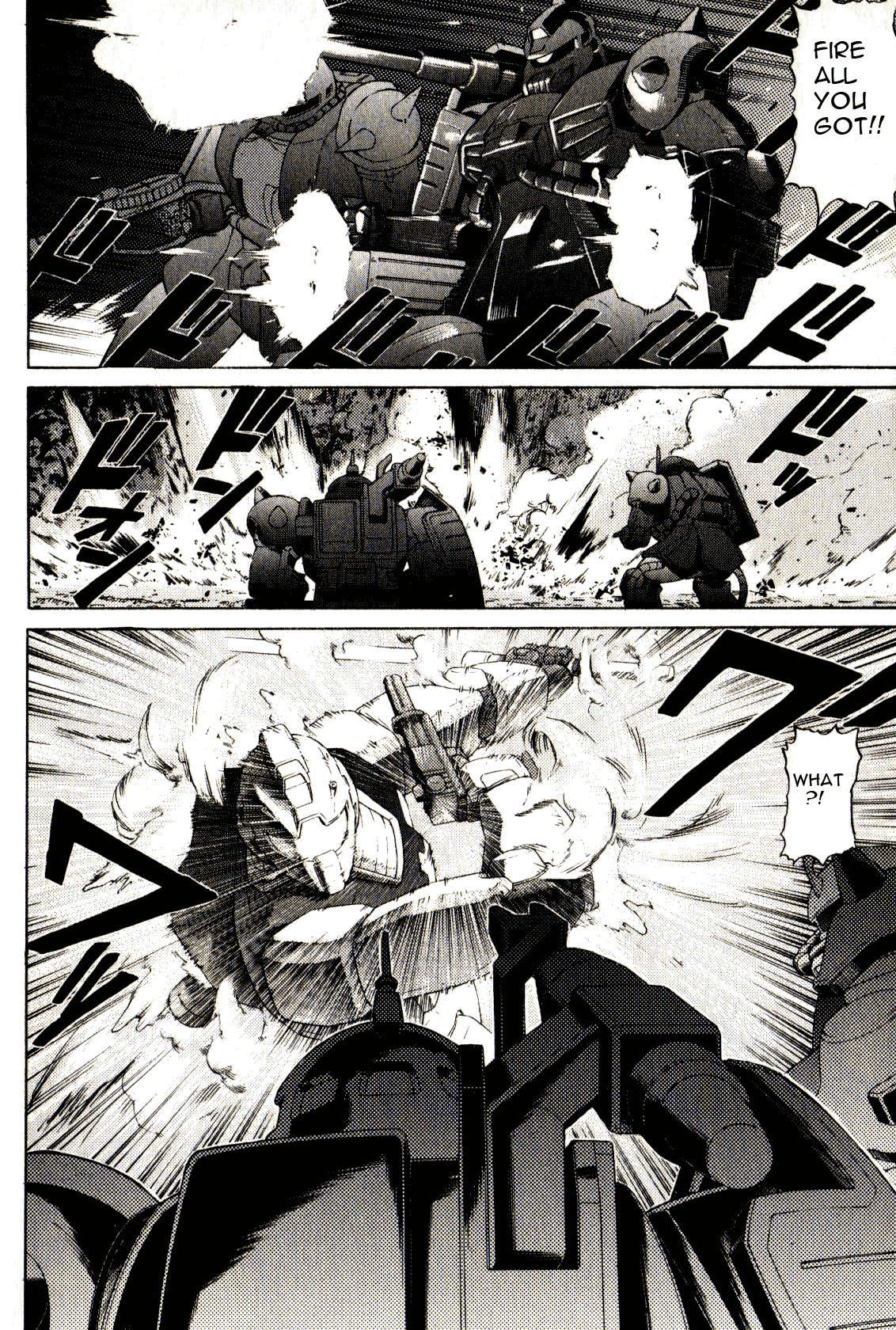 Kidou Senshi Gundam: Orera Renpou Gurentai Chapter 16 page 16 - Chapter 16: Angel with the Scabbed Wings