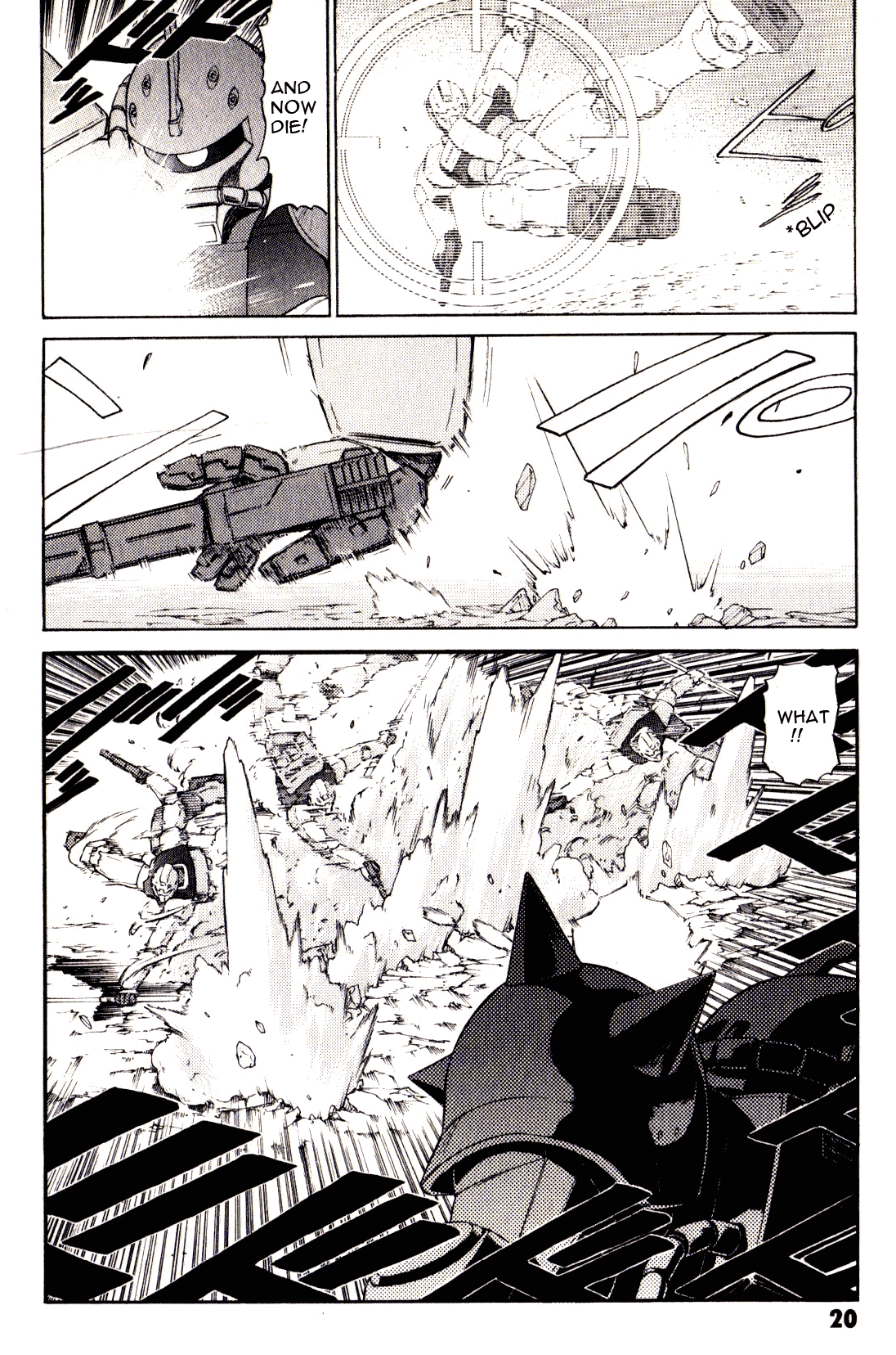Kidou Senshi Gundam: Orera Renpou Gurentai Chapter 16 page 20 - Chapter 16: Angel with the Scabbed Wings