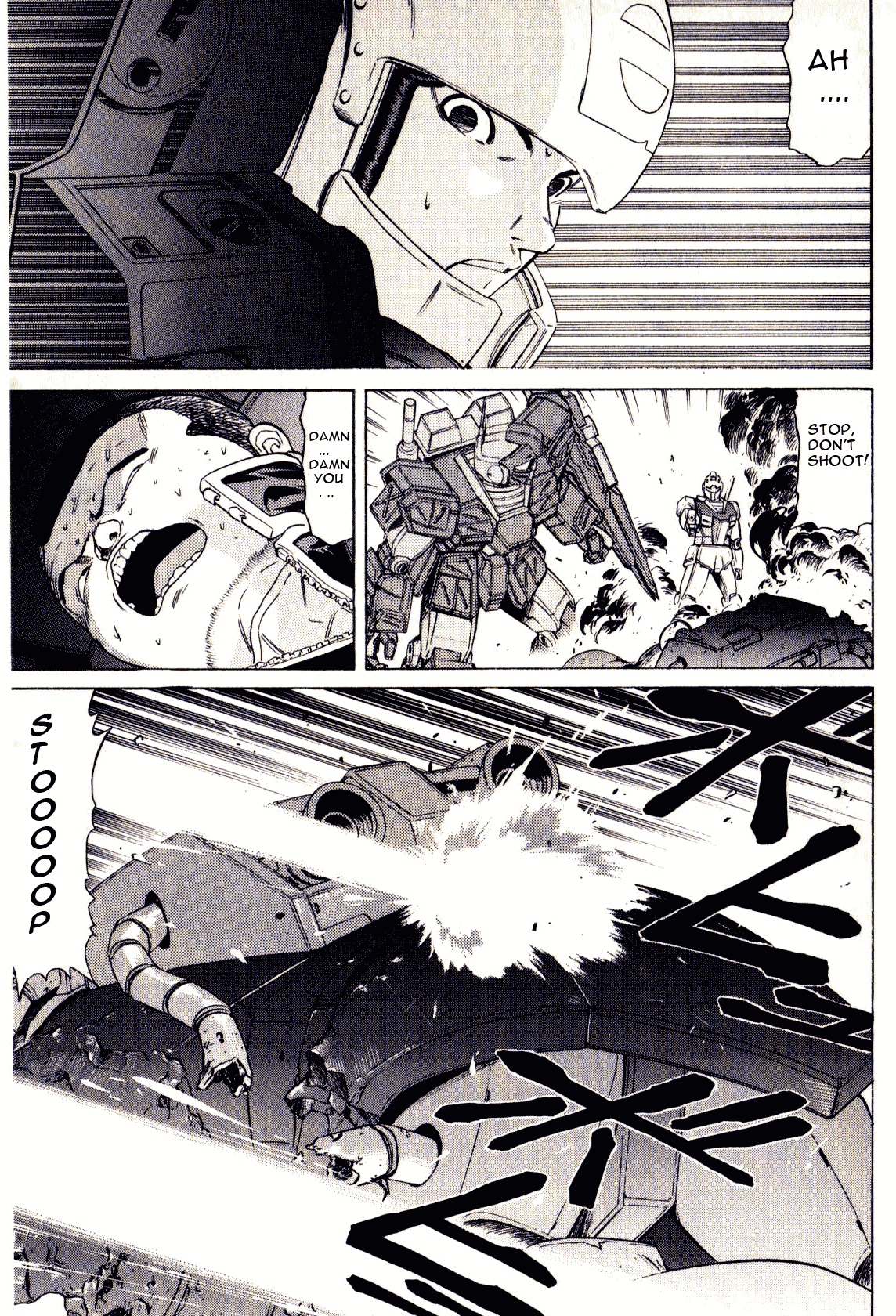 Kidou Senshi Gundam: Orera Renpou Gurentai Chapter 16 page 34 - Chapter 16: Angel with the Scabbed Wings