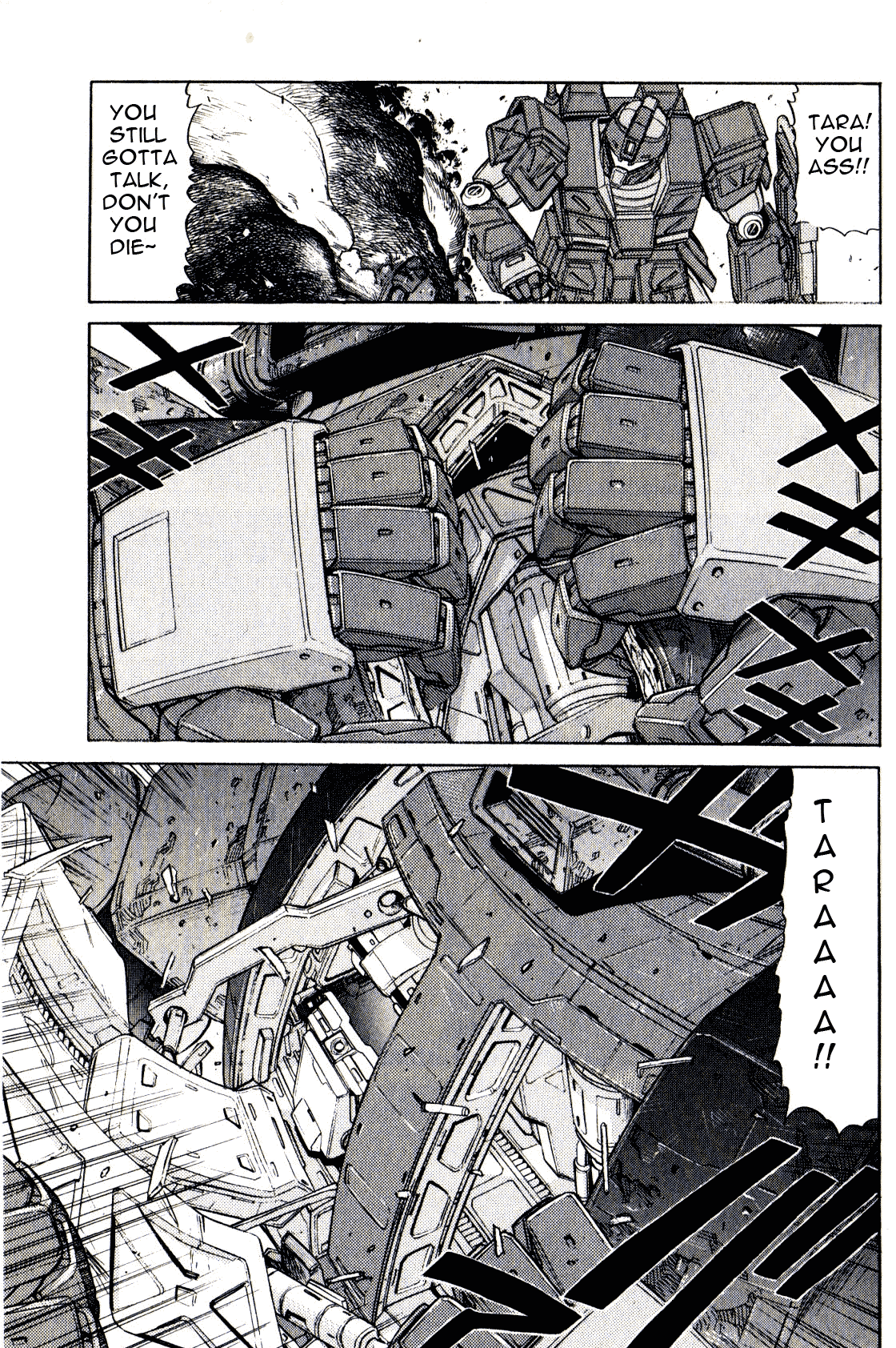 Kidou Senshi Gundam: Orera Renpou Gurentai Chapter 16 page 36 - Chapter 16: Angel with the Scabbed Wings