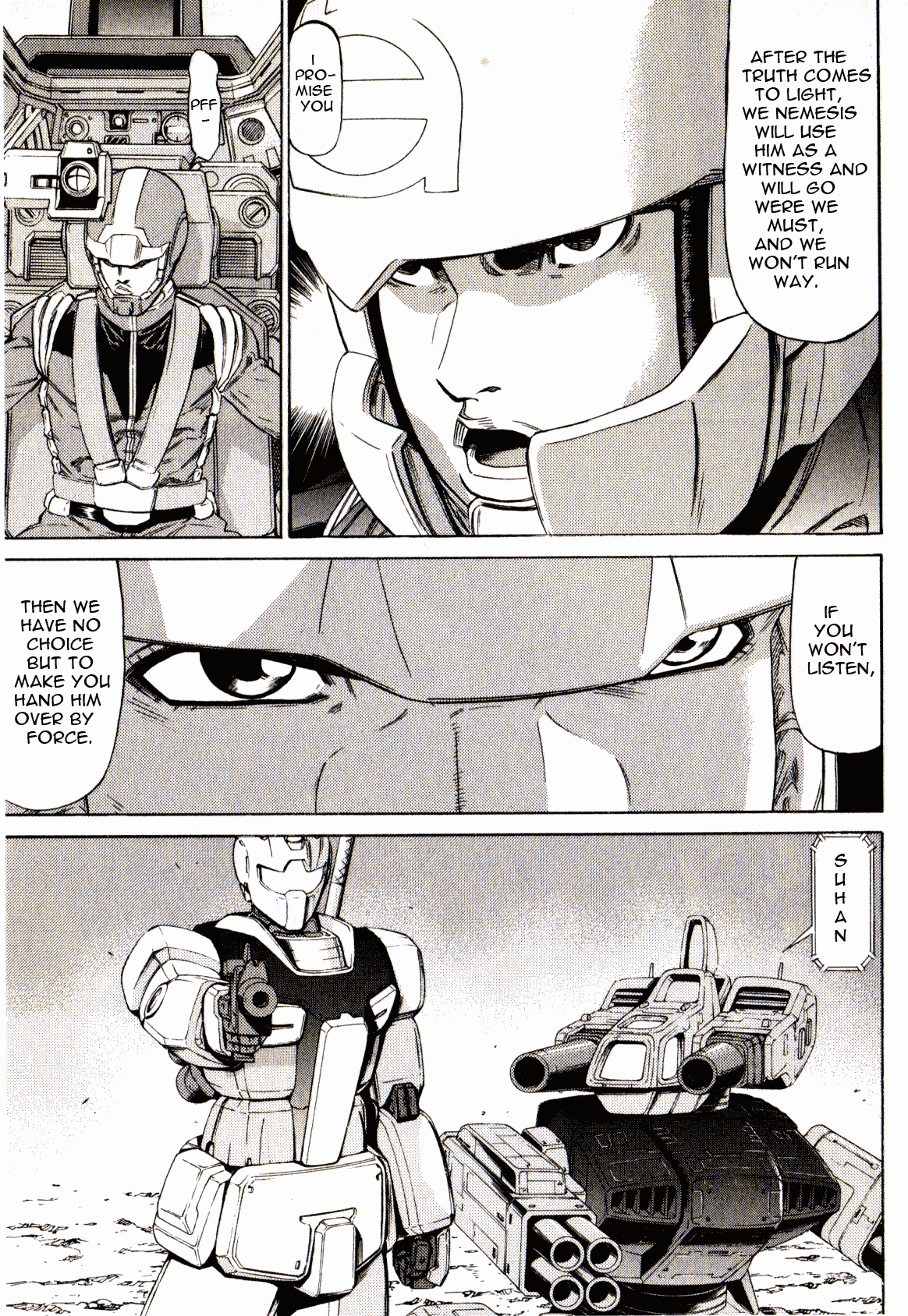 Kidou Senshi Gundam: Orera Renpou Gurentai Chapter 16 page 42 - Chapter 16: Angel with the Scabbed Wings
