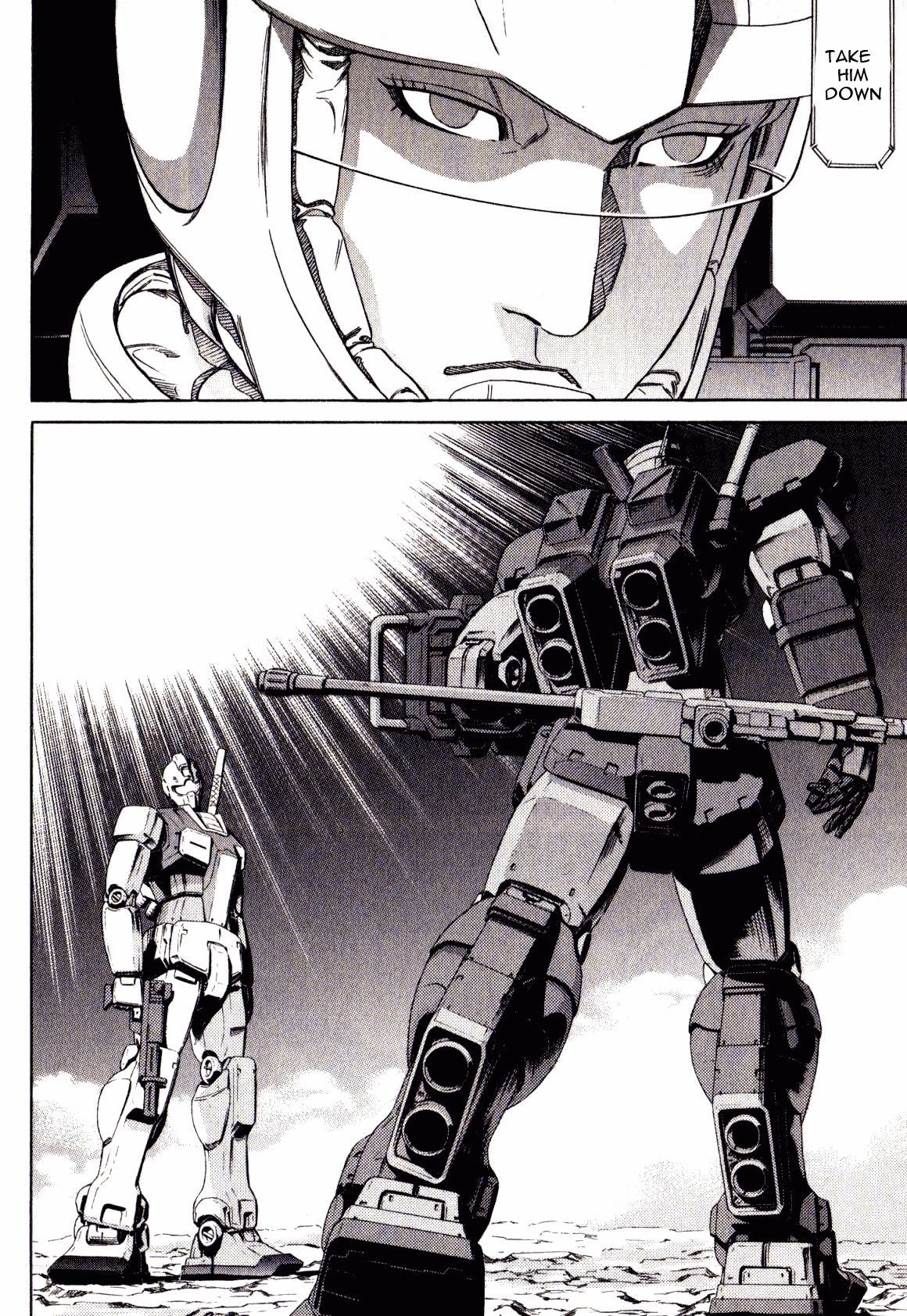 Kidou Senshi Gundam: Orera Renpou Gurentai Chapter 16 page 43 - Chapter 16: Angel with the Scabbed Wings