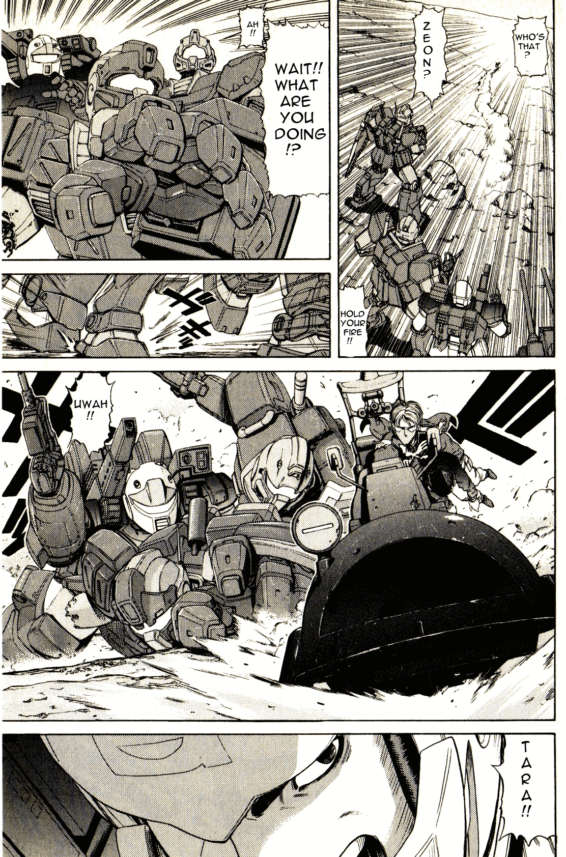 Kidou Senshi Gundam: Orera Renpou Gurentai Chapter 17 page 38 - Chapter 17: Forbidden Colours