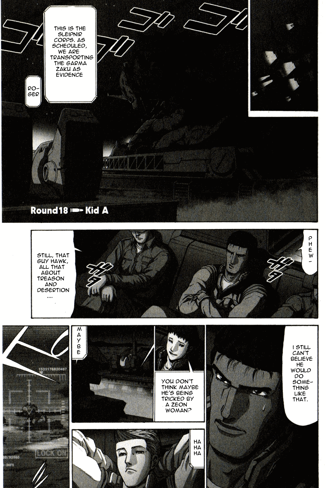 Kidou Senshi Gundam: Orera Renpou Gurentai Chapter 18 page 1 - Chapter 18: Kid A