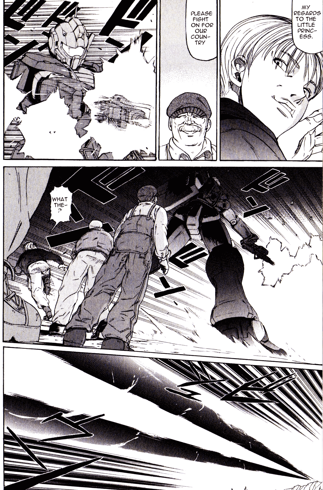 Kidou Senshi Gundam: Orera Renpou Gurentai Chapter 18 page 34 - Chapter 18: Kid A
