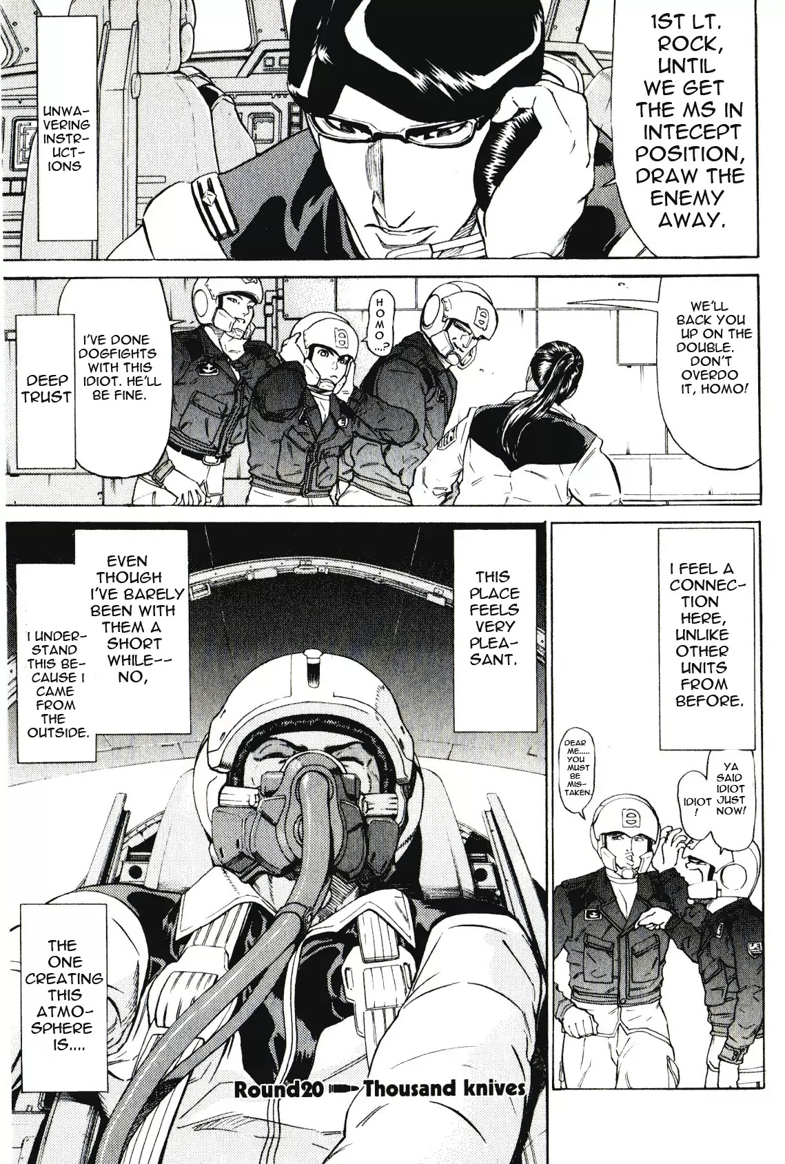 Kidou Senshi Gundam: Orera Renpou Gurentai Chapter 20 page 1 - Chapter 20: Thousand Knives