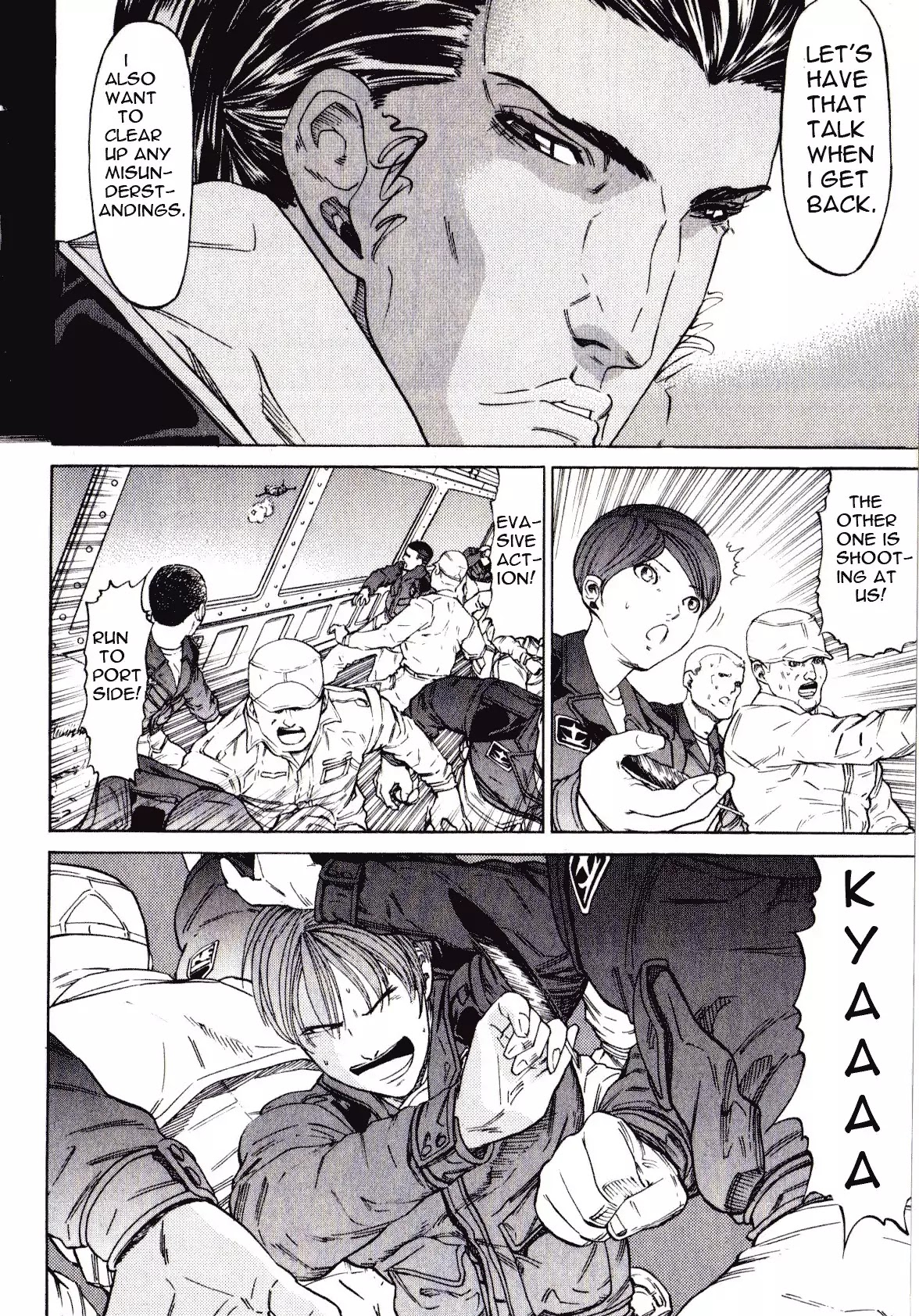 Kidou Senshi Gundam: Orera Renpou Gurentai Chapter 20 page 12 - Chapter 20: Thousand Knives