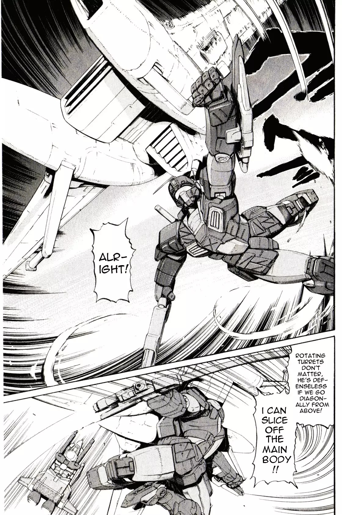 Kidou Senshi Gundam: Orera Renpou Gurentai Chapter 20 page 19 - Chapter 20: Thousand Knives