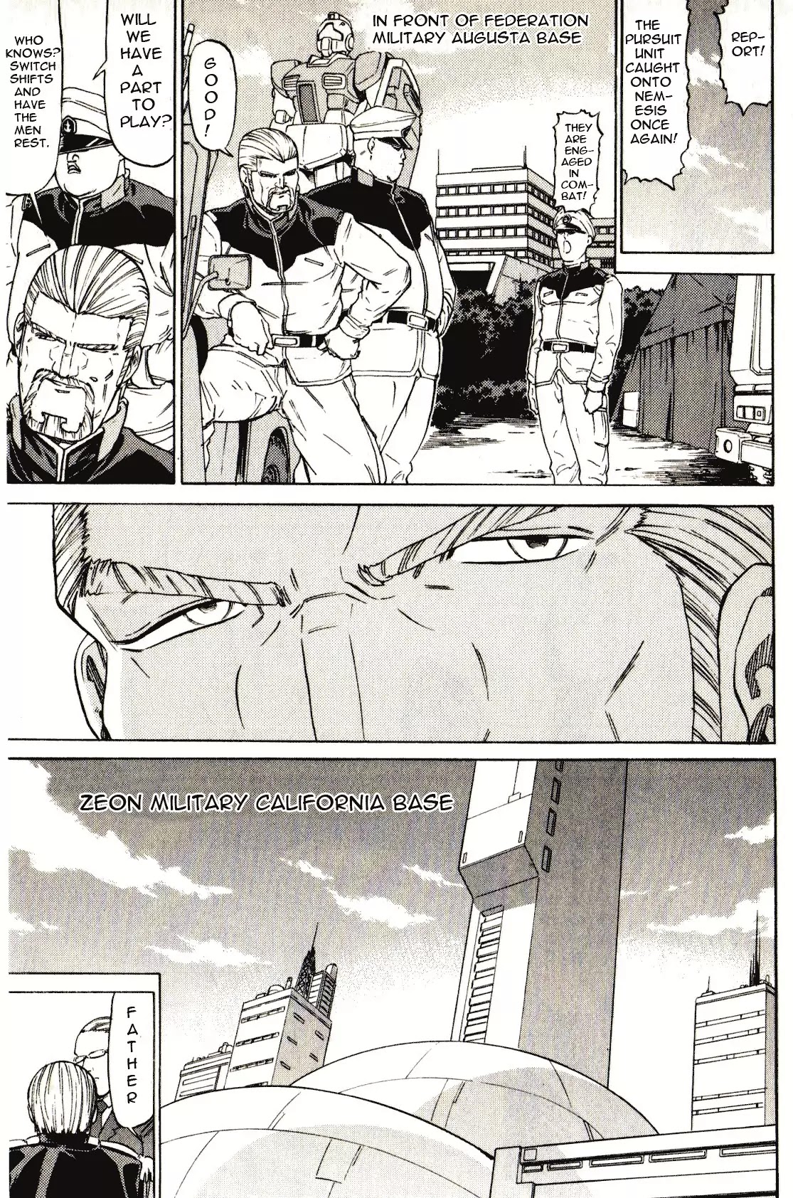 Kidou Senshi Gundam: Orera Renpou Gurentai Chapter 20 page 3 - Chapter 20: Thousand Knives