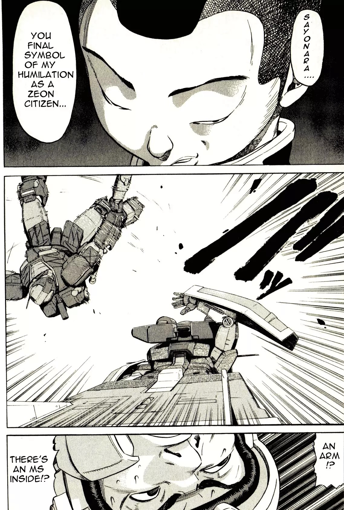 Kidou Senshi Gundam: Orera Renpou Gurentai Chapter 20 page 30 - Chapter 20: Thousand Knives