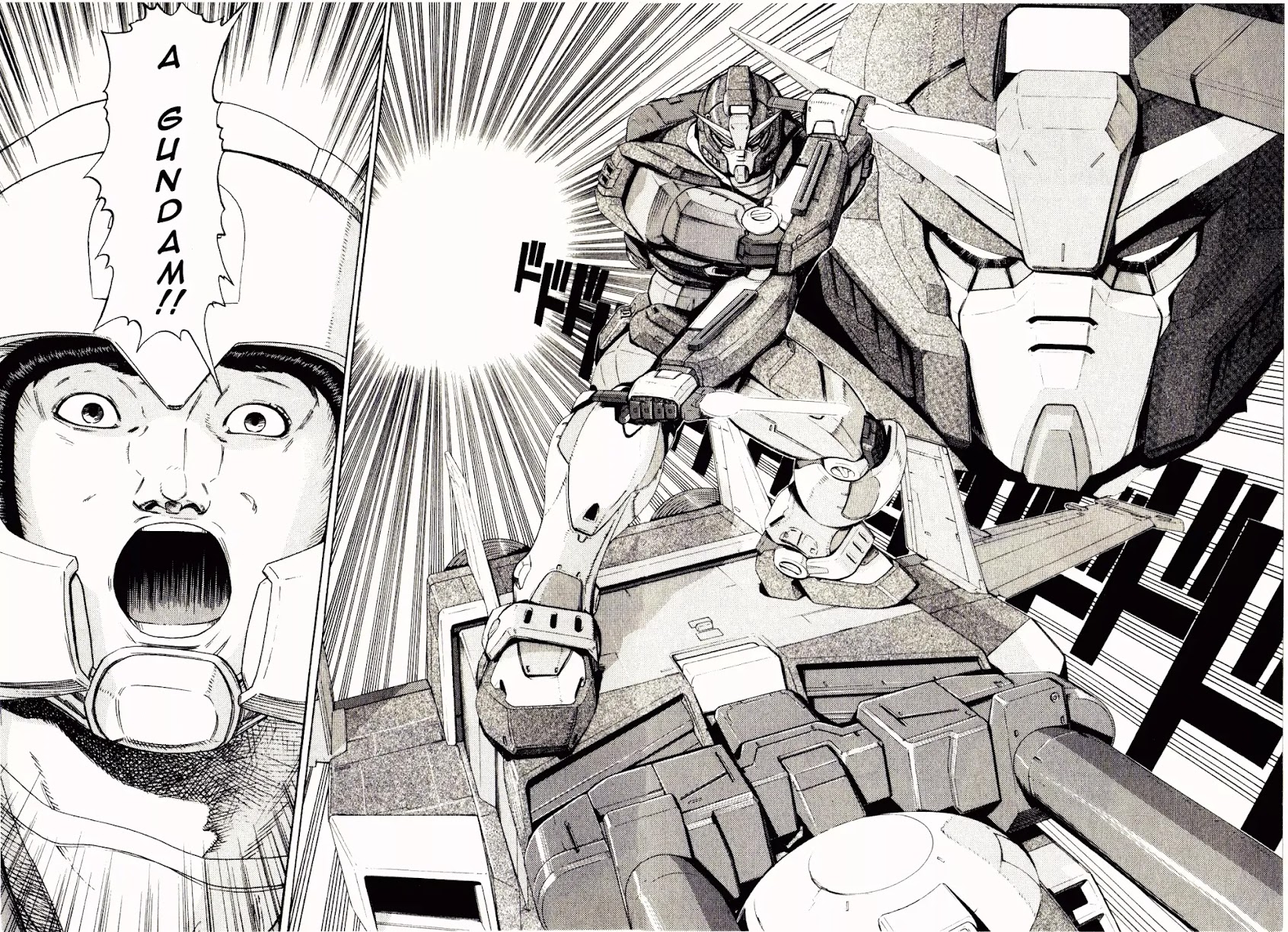 Kidou Senshi Gundam: Orera Renpou Gurentai Chapter 20 page 36 - Chapter 20: Thousand Knives