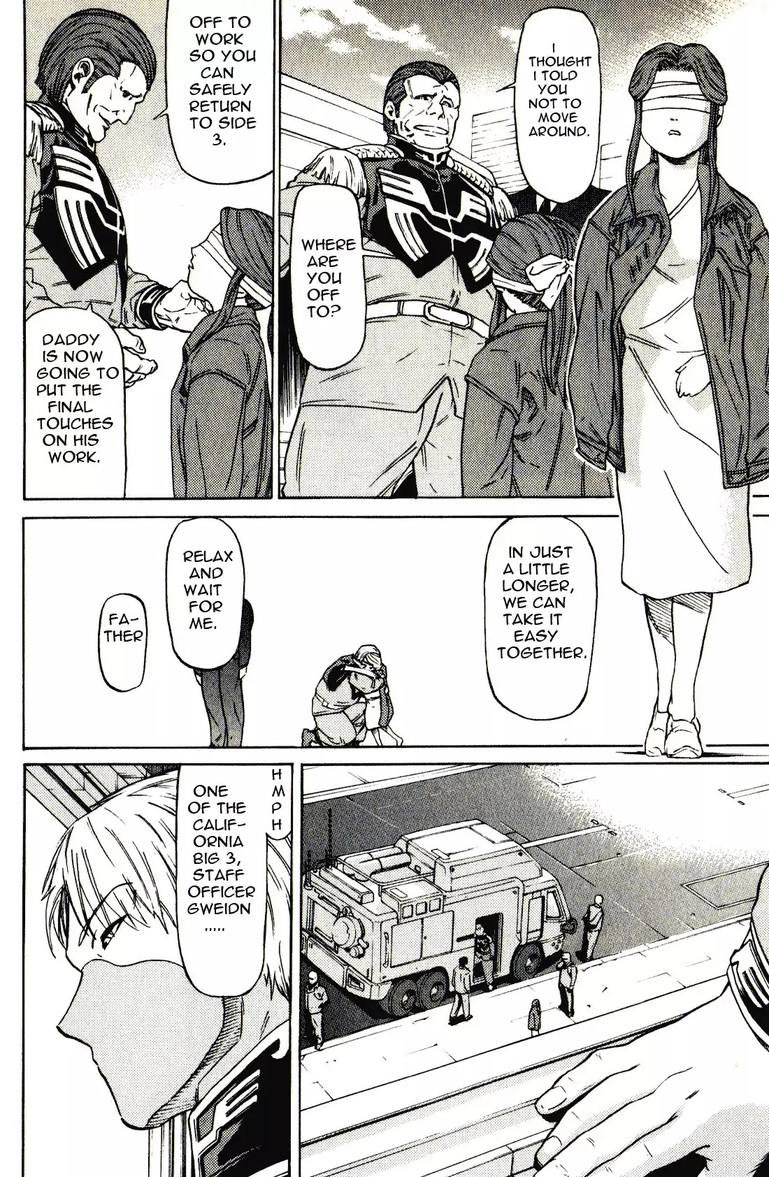 Kidou Senshi Gundam: Orera Renpou Gurentai Chapter 20 page 4 - Chapter 20: Thousand Knives