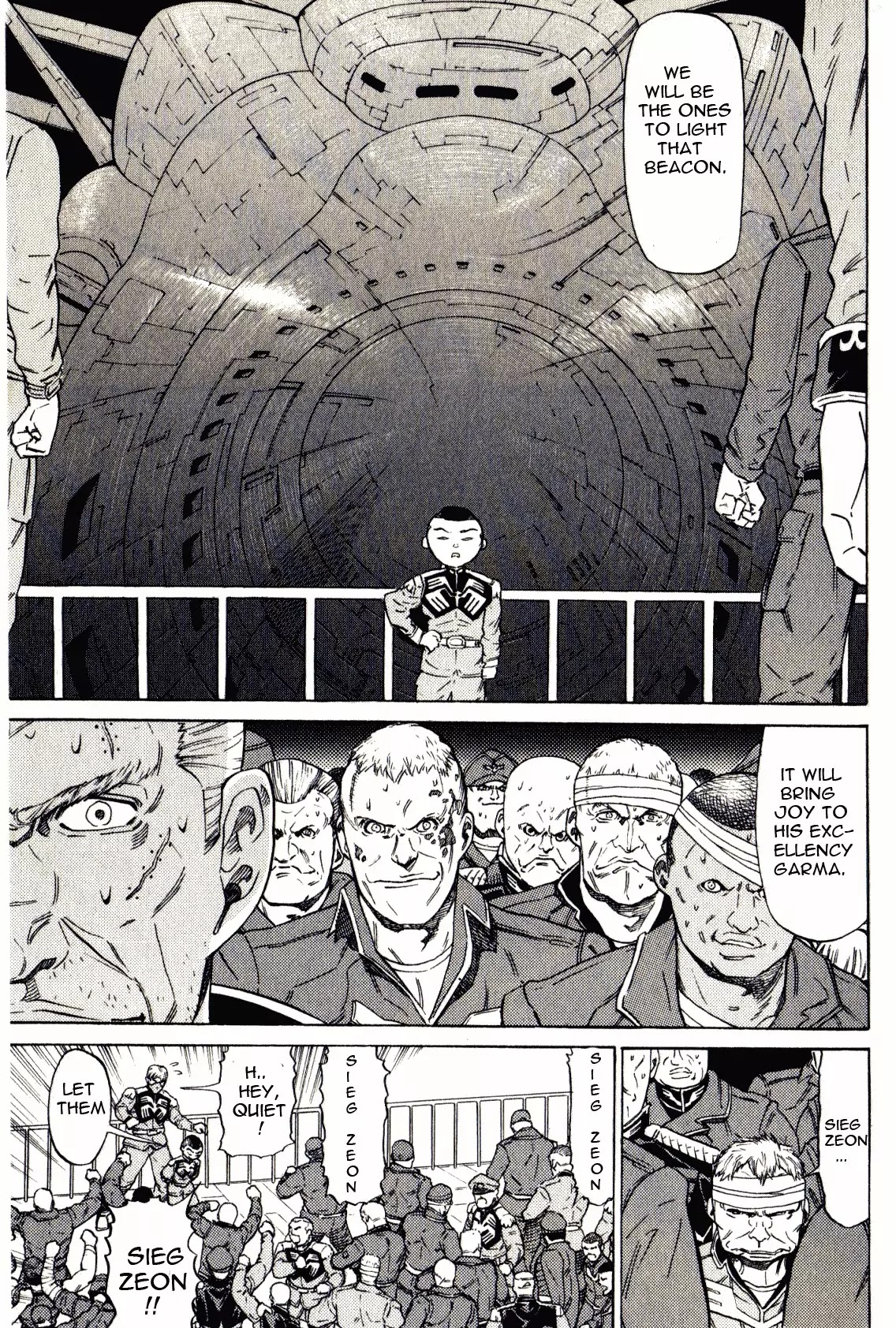 Kidou Senshi Gundam: Orera Renpou Gurentai Chapter 20 page 7 - Chapter 20: Thousand Knives