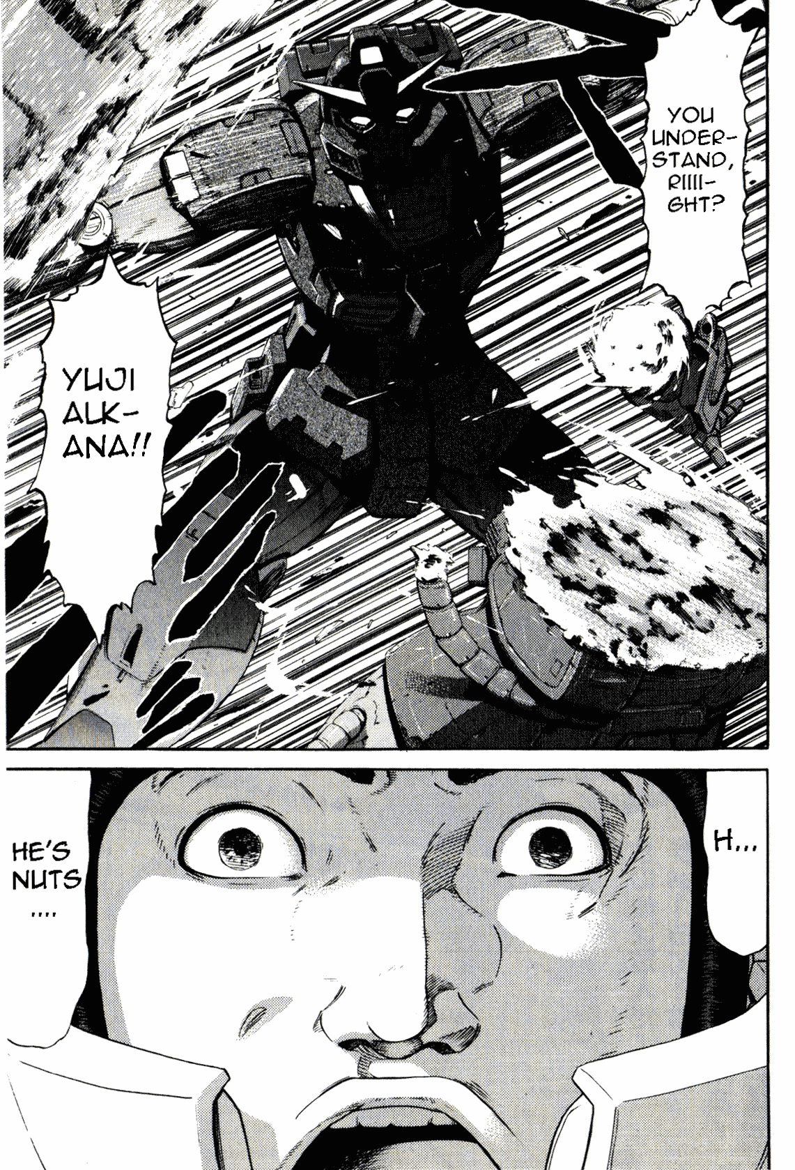 Kidou Senshi Gundam: Orera Renpou Gurentai Chapter 21 page 36 - Chapter 21: Man in the Mirror