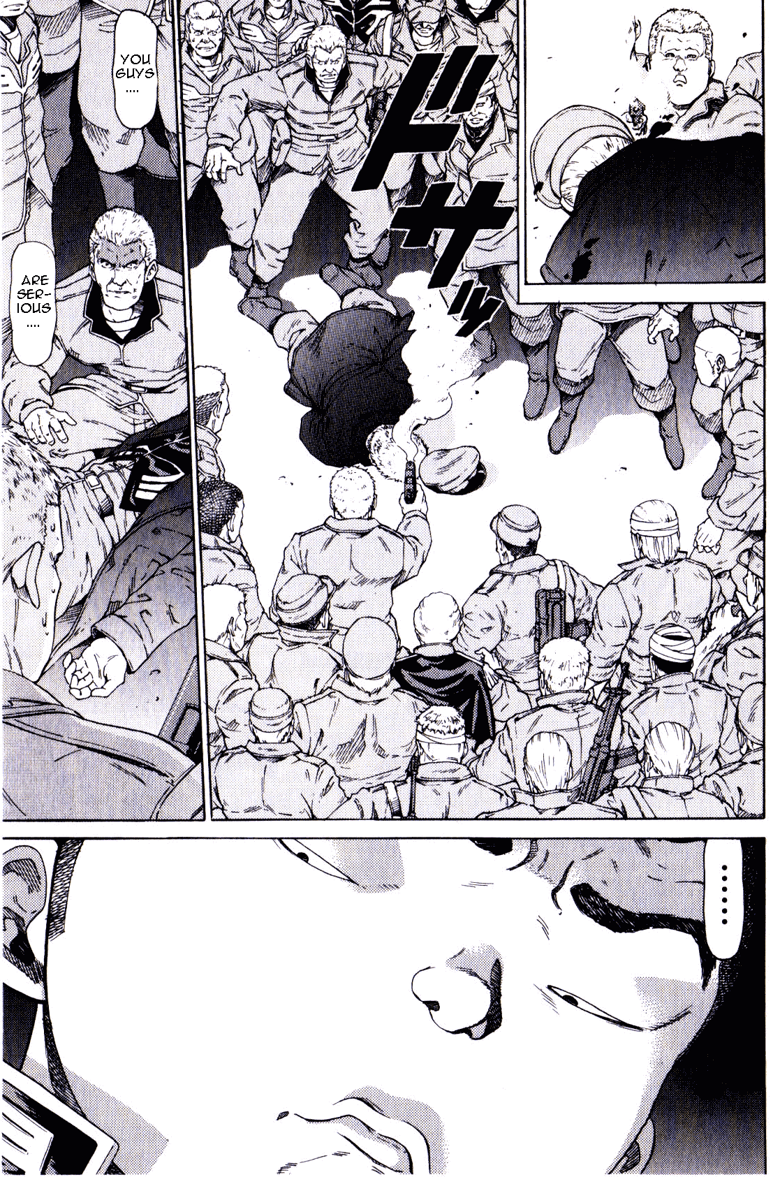 Kidou Senshi Gundam: Orera Renpou Gurentai Chapter 22 page 34 - Chapter 22: Disintegrator Rising