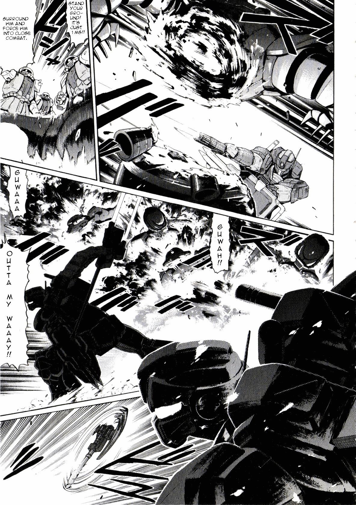 Kidou Senshi Gundam: Orera Renpou Gurentai Chapter 23 page 17 - Chapter 23: Comme a La Radio