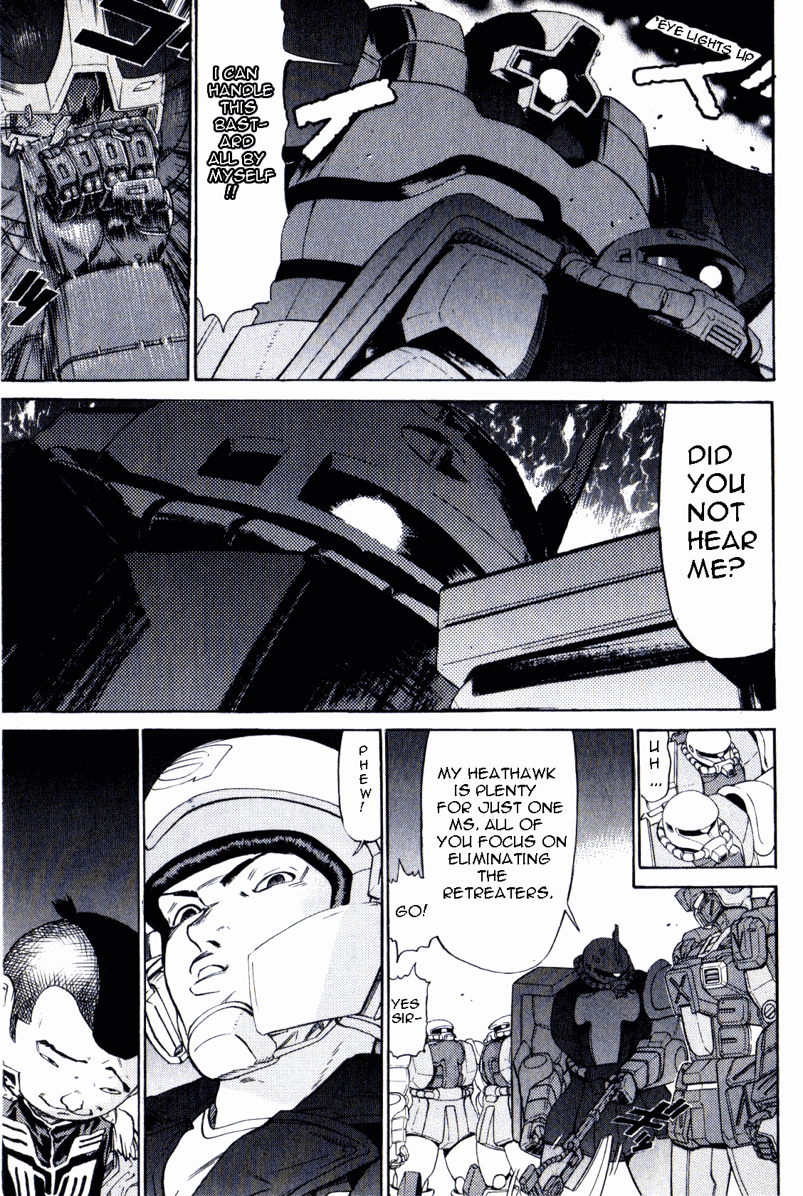 Kidou Senshi Gundam: Orera Renpou Gurentai Chapter 23 page 19 - Chapter 23: Comme a La Radio