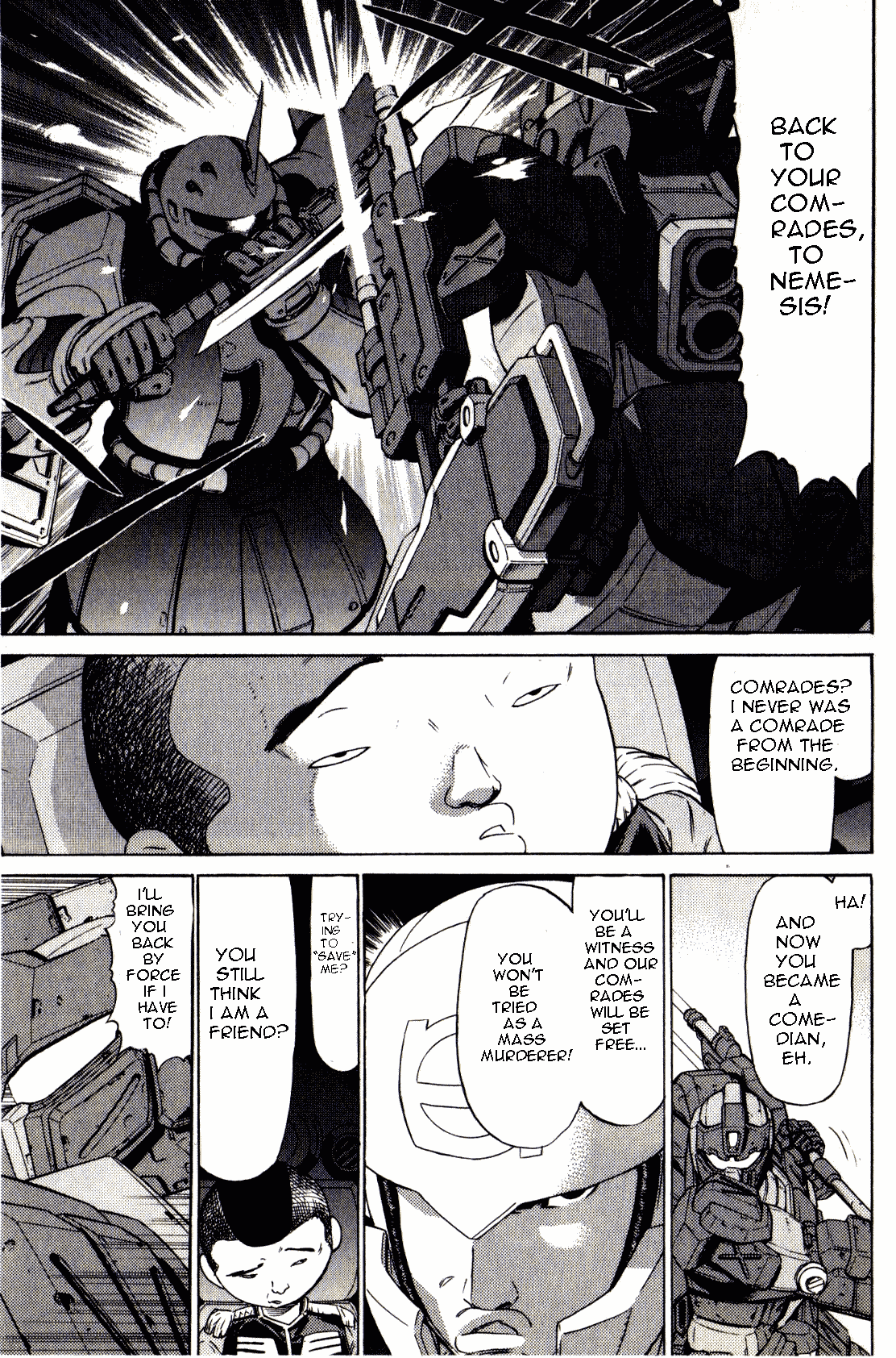 Kidou Senshi Gundam: Orera Renpou Gurentai Chapter 23 page 22 - Chapter 23: Comme a La Radio
