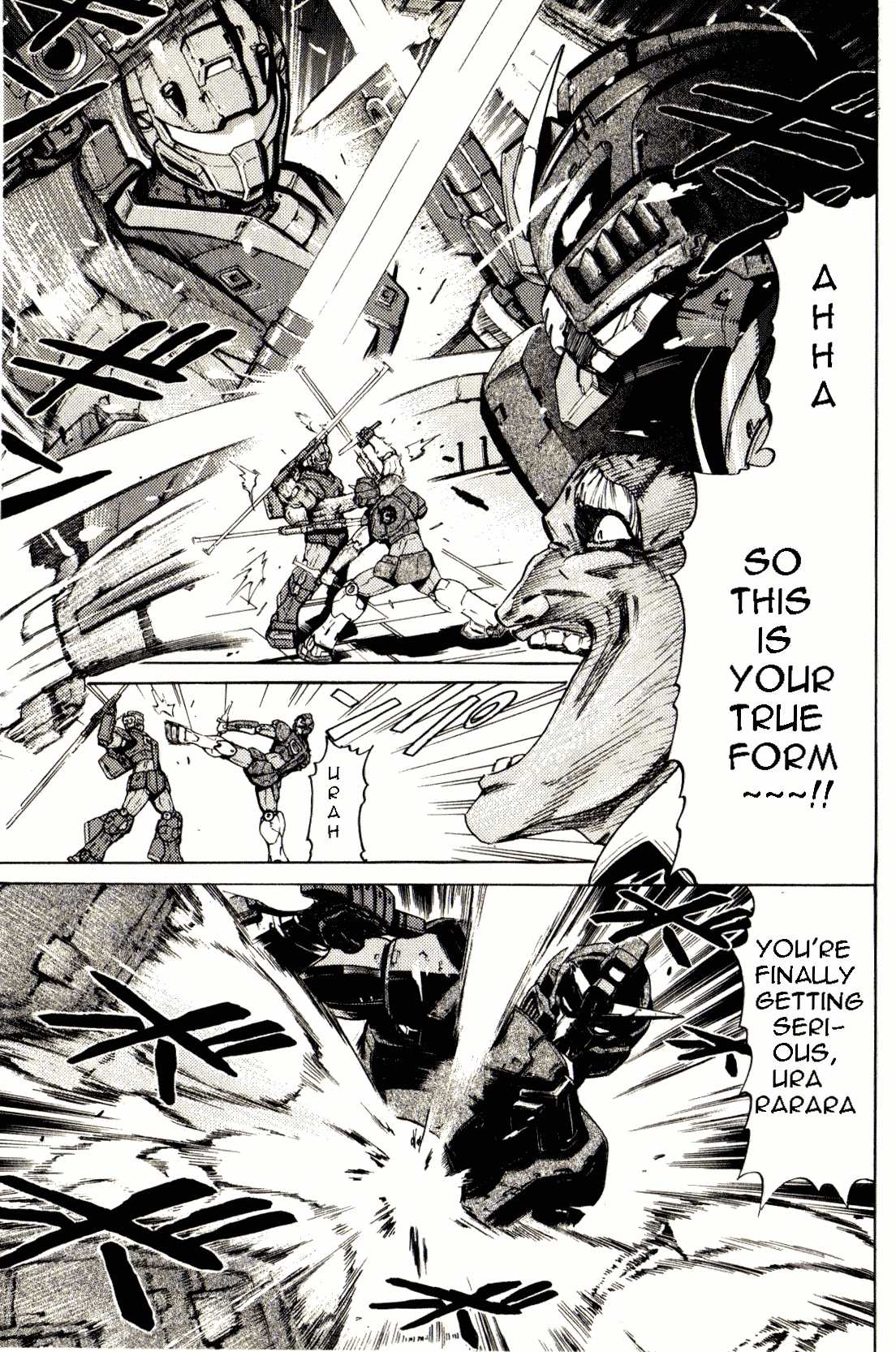 Kidou Senshi Gundam: Orera Renpou Gurentai Chapter 24 page 12 - Chapter 24: Eye of the Tiger