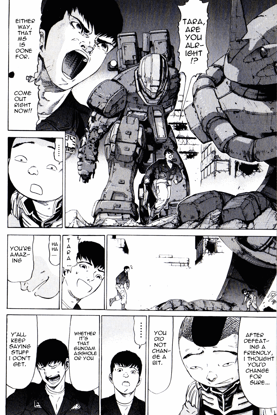 Kidou Senshi Gundam: Orera Renpou Gurentai Chapter 24 page 27 - Chapter 24: Eye of the Tiger