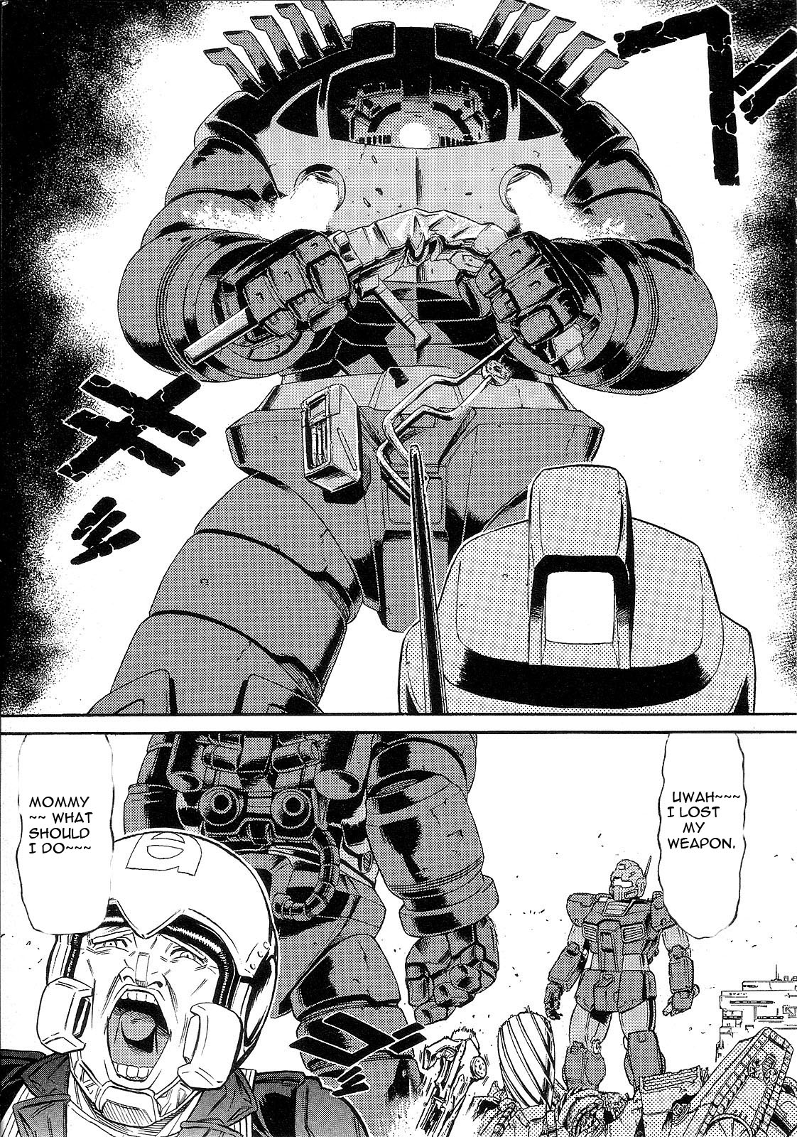 Kidou Senshi Gundam: Orera Renpou Gurentai Chapter 6 page 32 - Chapter 6: Great Big White World