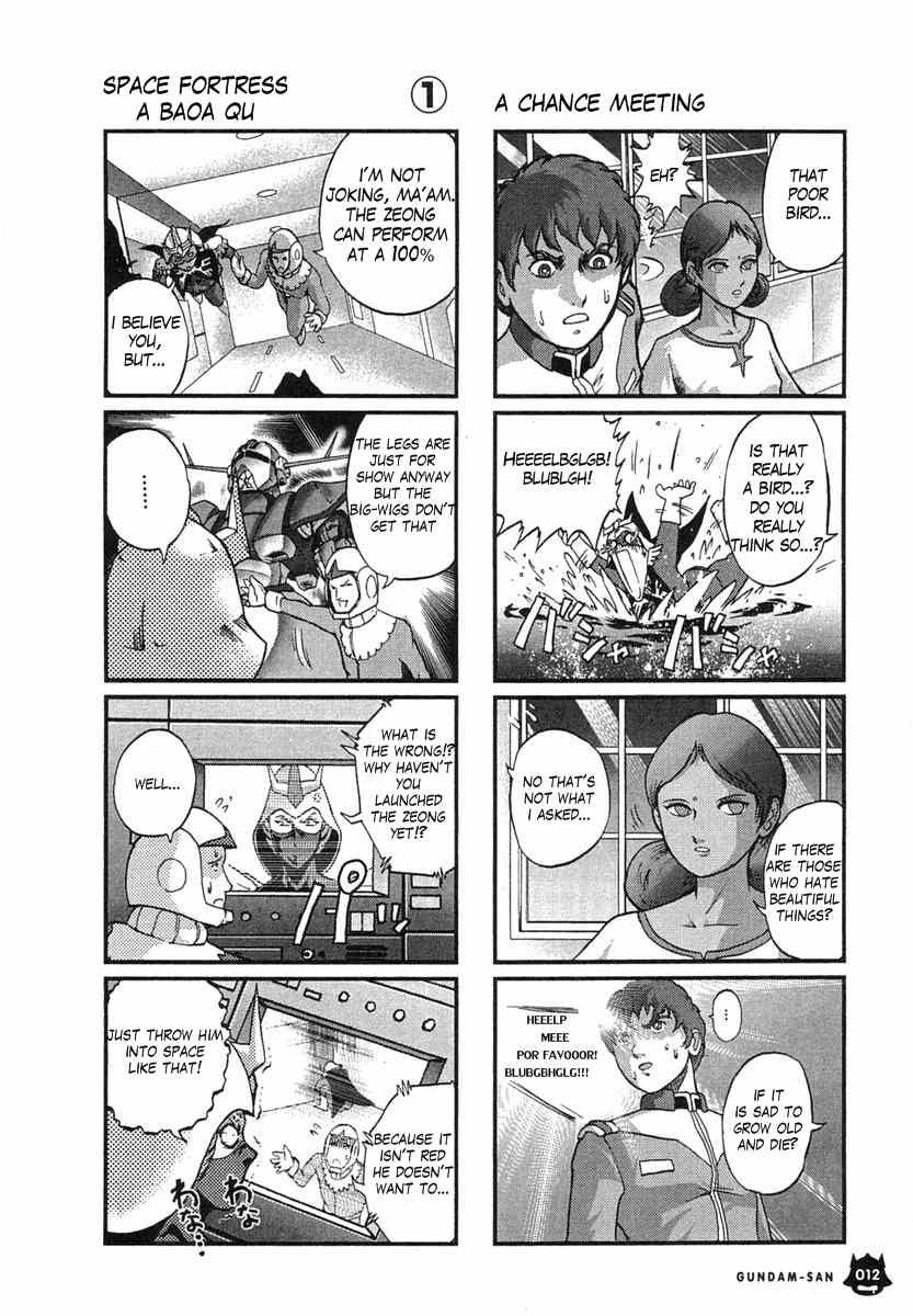 Kidou Senshi Gundam-san Chapter 1.1 page 13 - Vol.1 Chapter 1