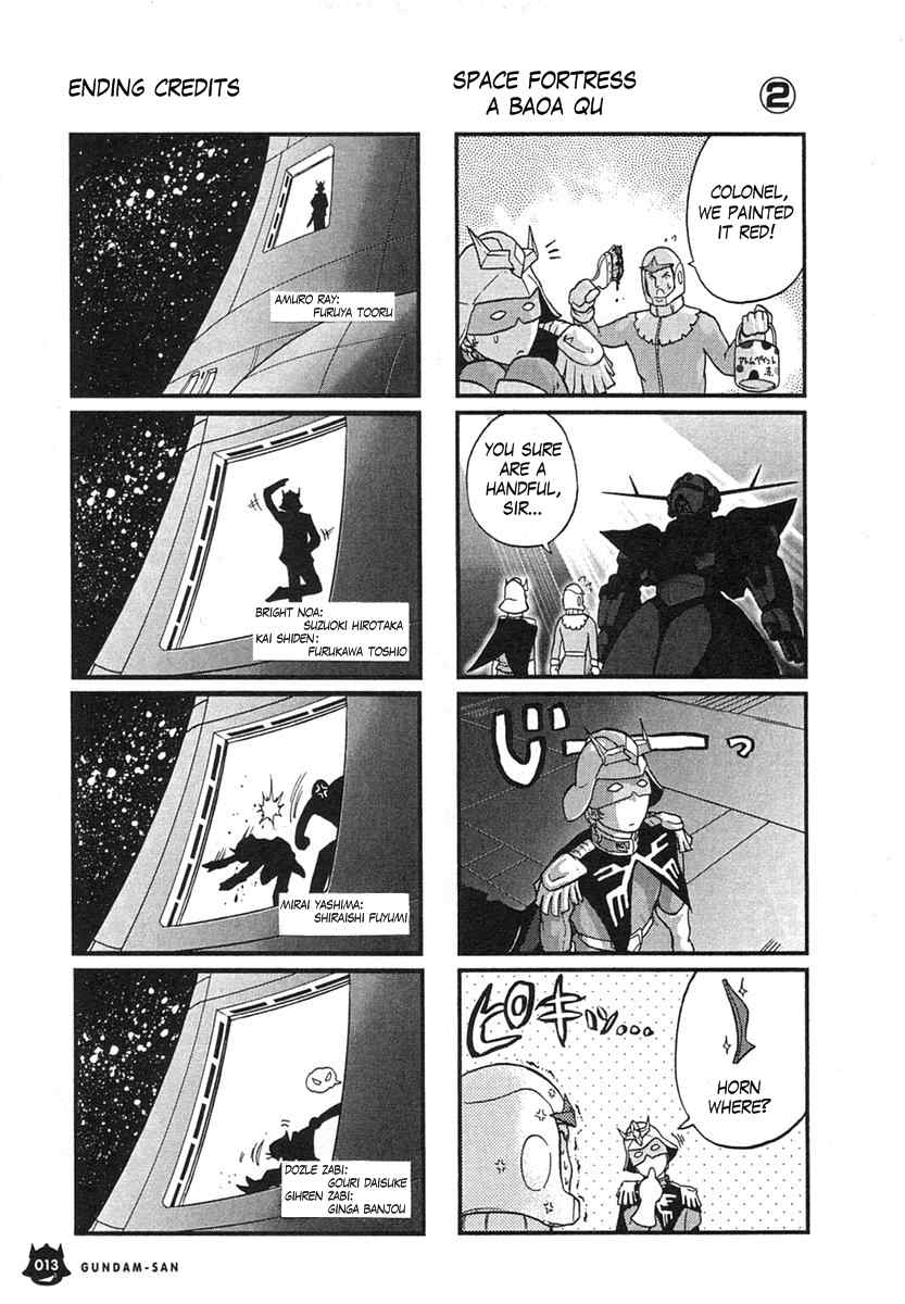 Kidou Senshi Gundam-san Chapter 1.1 page 14 - Vol.1 Chapter 1
