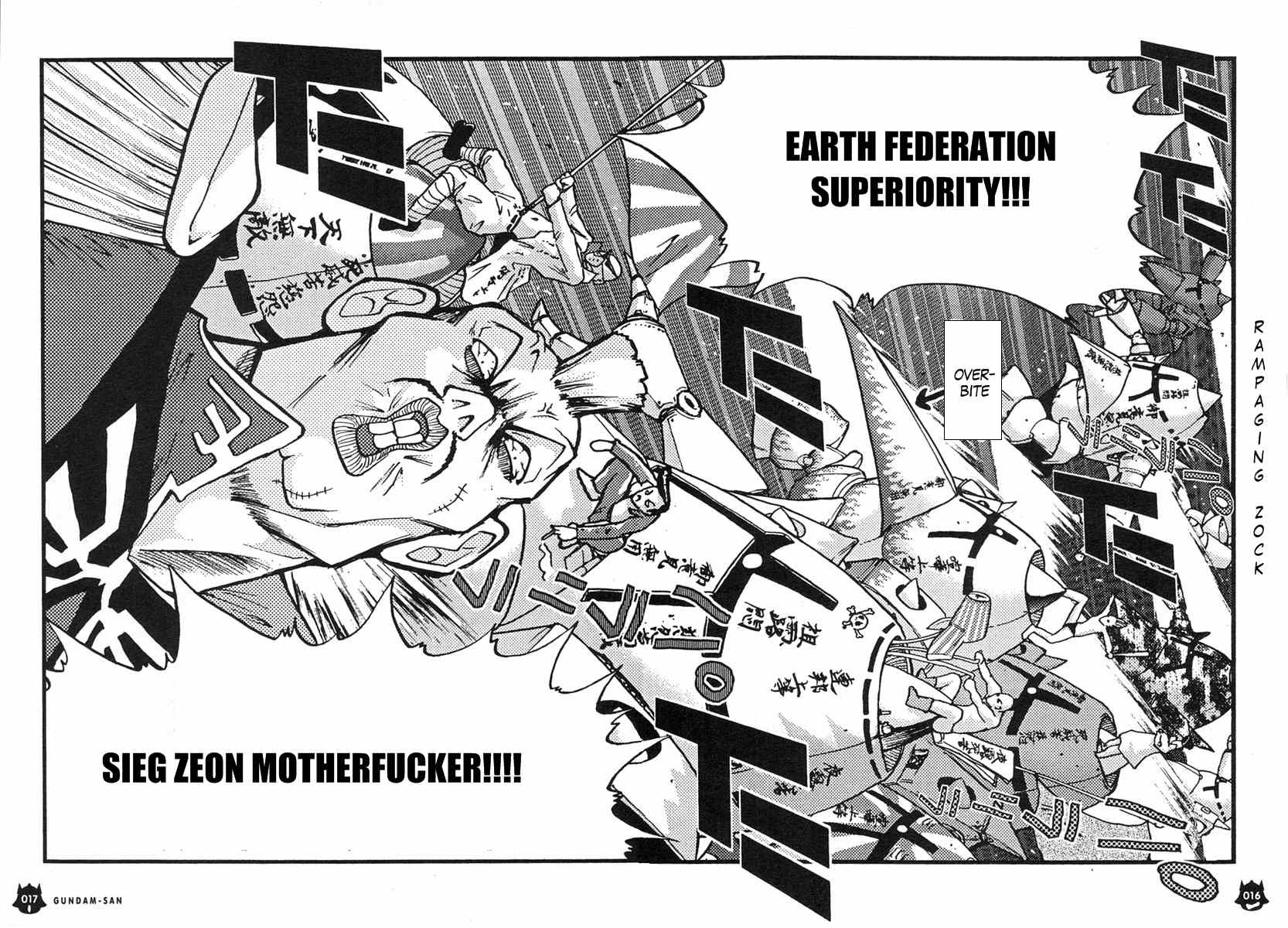 Kidou Senshi Gundam-san Chapter 1.1 page 17 - Vol.1 Chapter 1