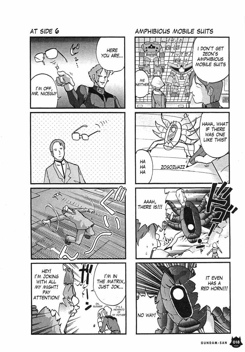 Kidou Senshi Gundam-san Chapter 1.1 page 18 - Vol.1 Chapter 1