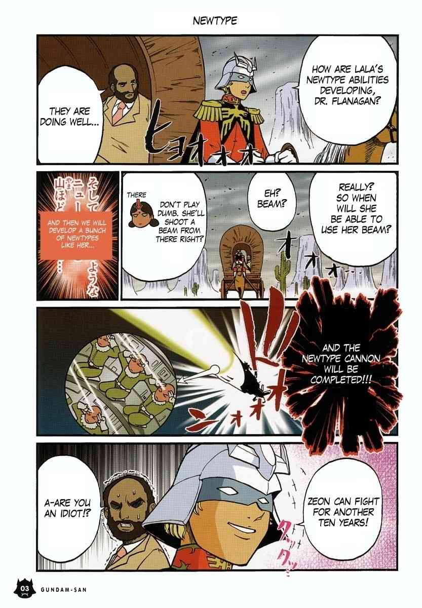 Kidou Senshi Gundam-san Chapter 1.1 page 4 - Vol.1 Chapter 1