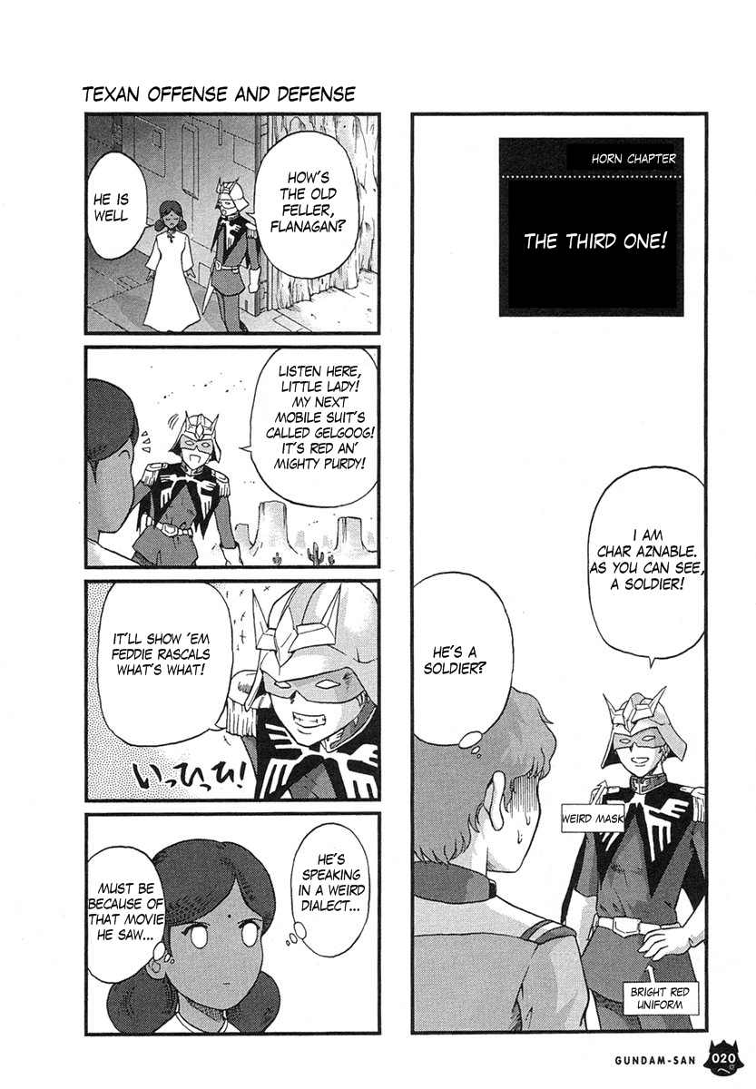 Kidou Senshi Gundam-san Chapter 1.2 page 1 - Vol.1 Chapter 2