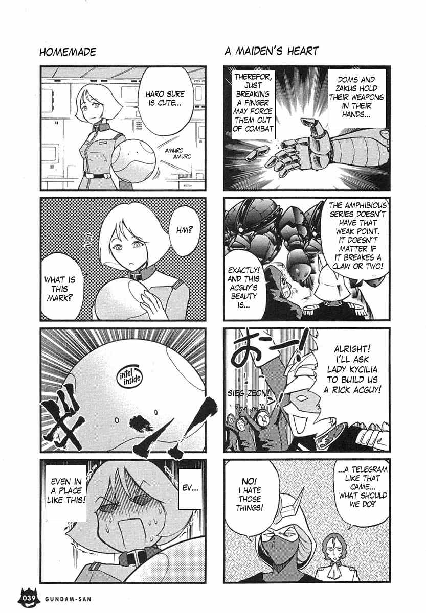 Kidou Senshi Gundam-san Chapter 1.4 page 3 - Vol.1 Chapter 4
