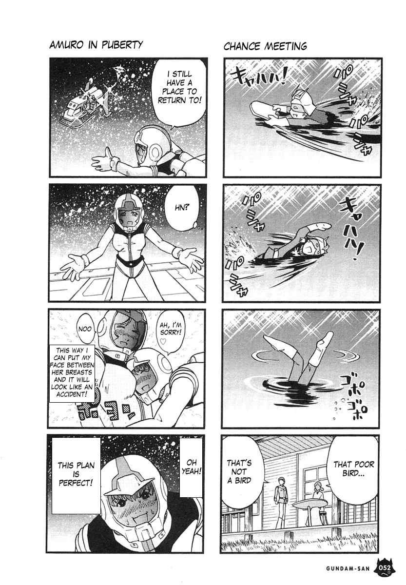 Kidou Senshi Gundam-san Chapter 1.5 page 5 - Vol.1 Chapter 5