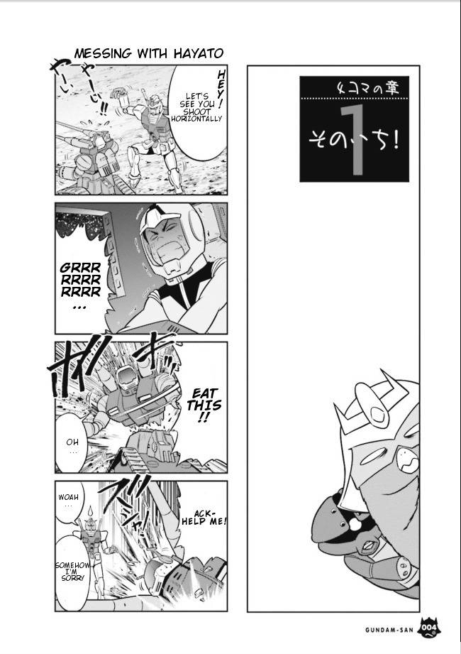 Kidou Senshi Gundam-san Chapter 10.1-1 page 6 - Vol.10 Chapter 1.1