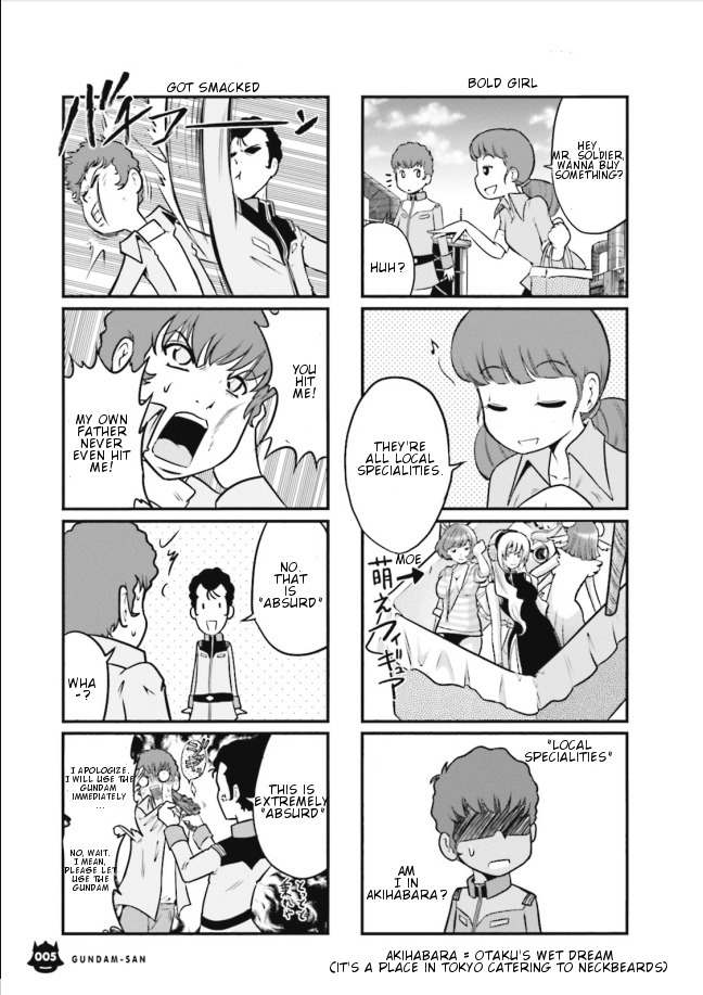 Kidou Senshi Gundam-san Chapter 10.1-1 page 7 - Vol.10 Chapter 1.1