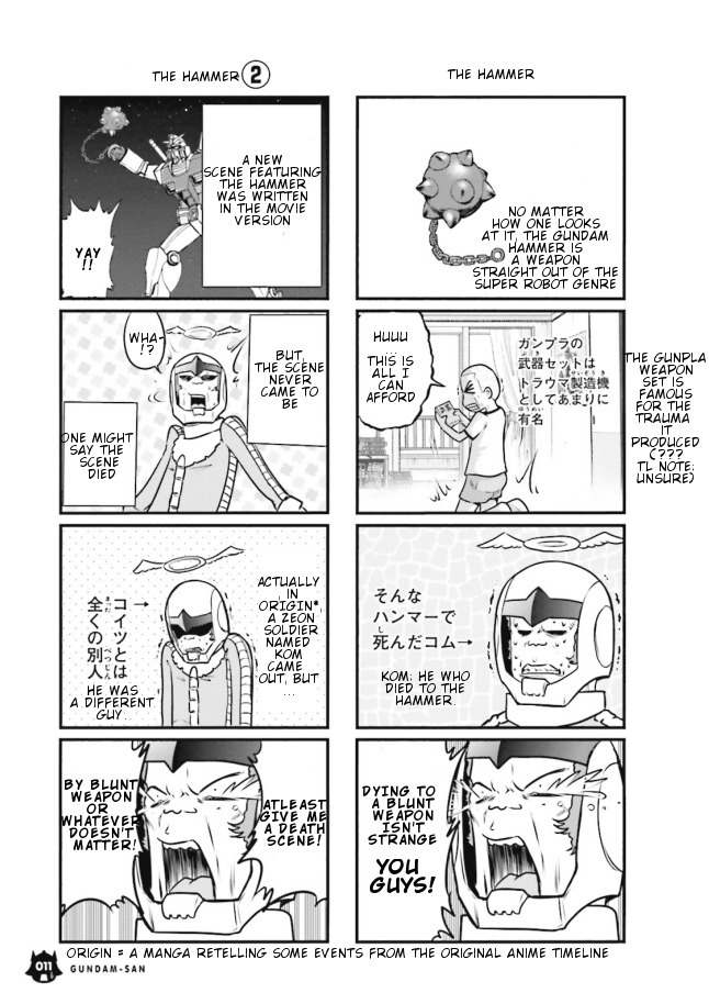 Kidou Senshi Gundam-san Chapter 10.1-2 page 3 - Vol.10 Chapter 1.2