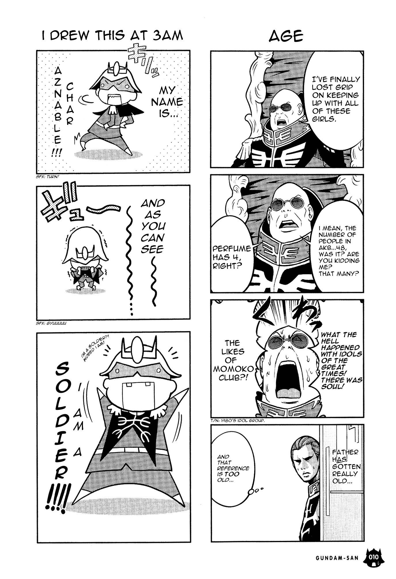Kidou Senshi Gundam-san Chapter 6.1 page 12 - Vol.6 Chapter 1