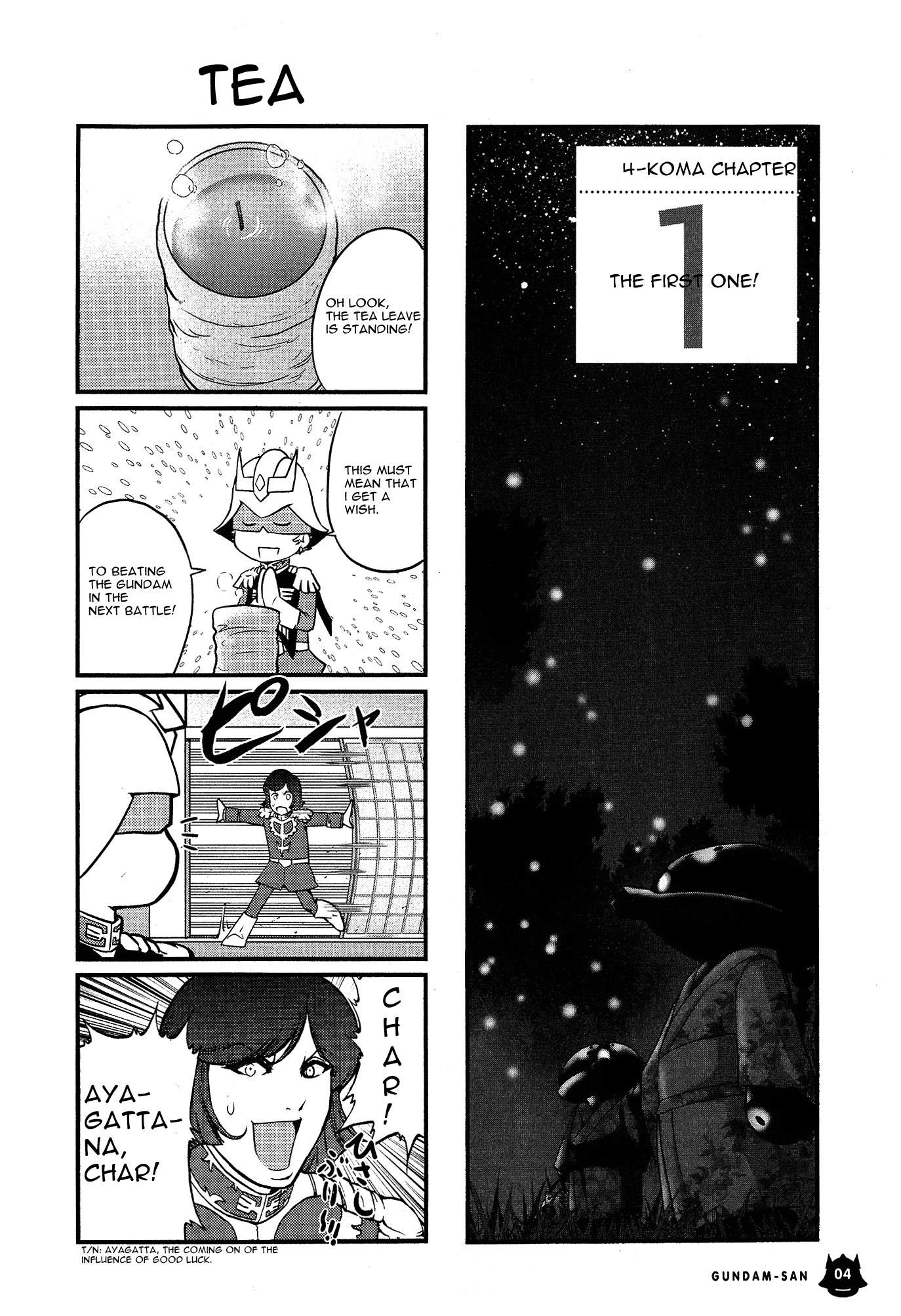 Kidou Senshi Gundam-san Chapter 6.1 page 6 - Vol.6 Chapter 1