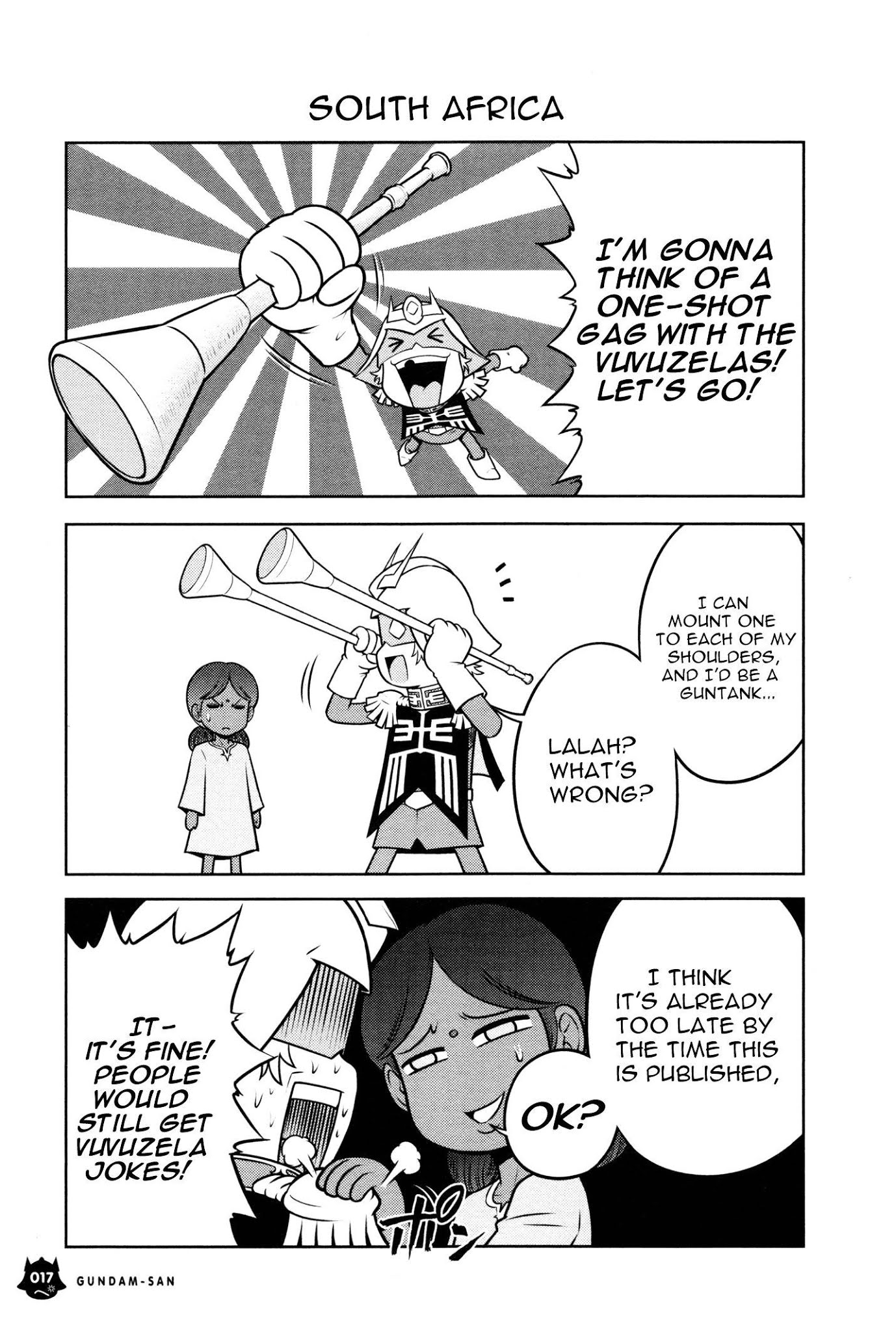 Kidou Senshi Gundam-san Chapter 7.1 page 14 - Vol.7 Chapter 1