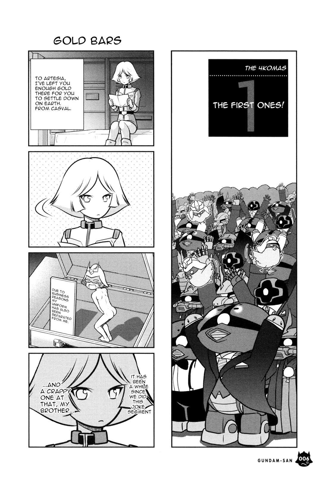 Kidou Senshi Gundam-san Chapter 7.1 page 3 - Vol.7 Chapter 1