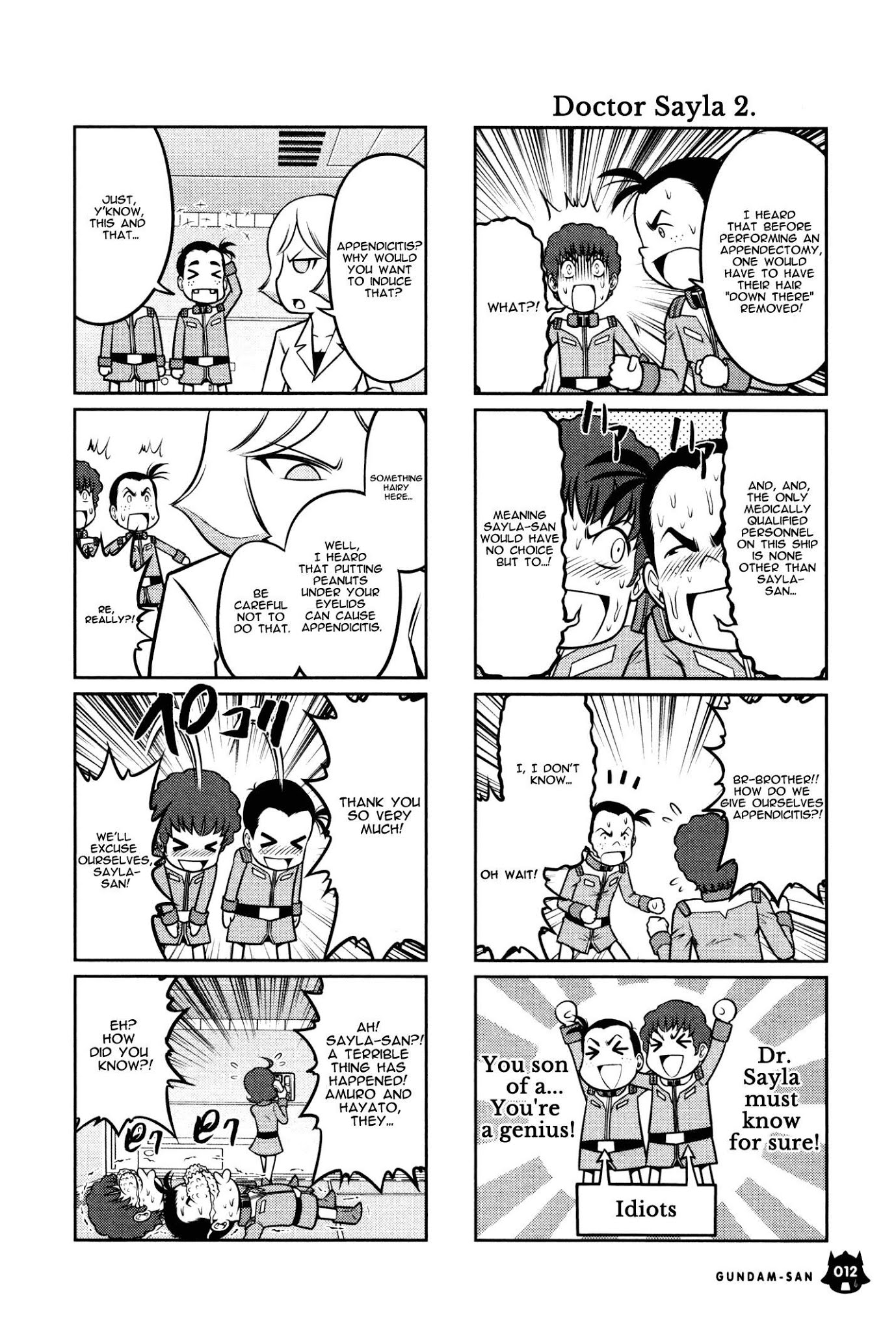 Kidou Senshi Gundam-san Chapter 8.1 page 12 - Vol.8 Chapter 1