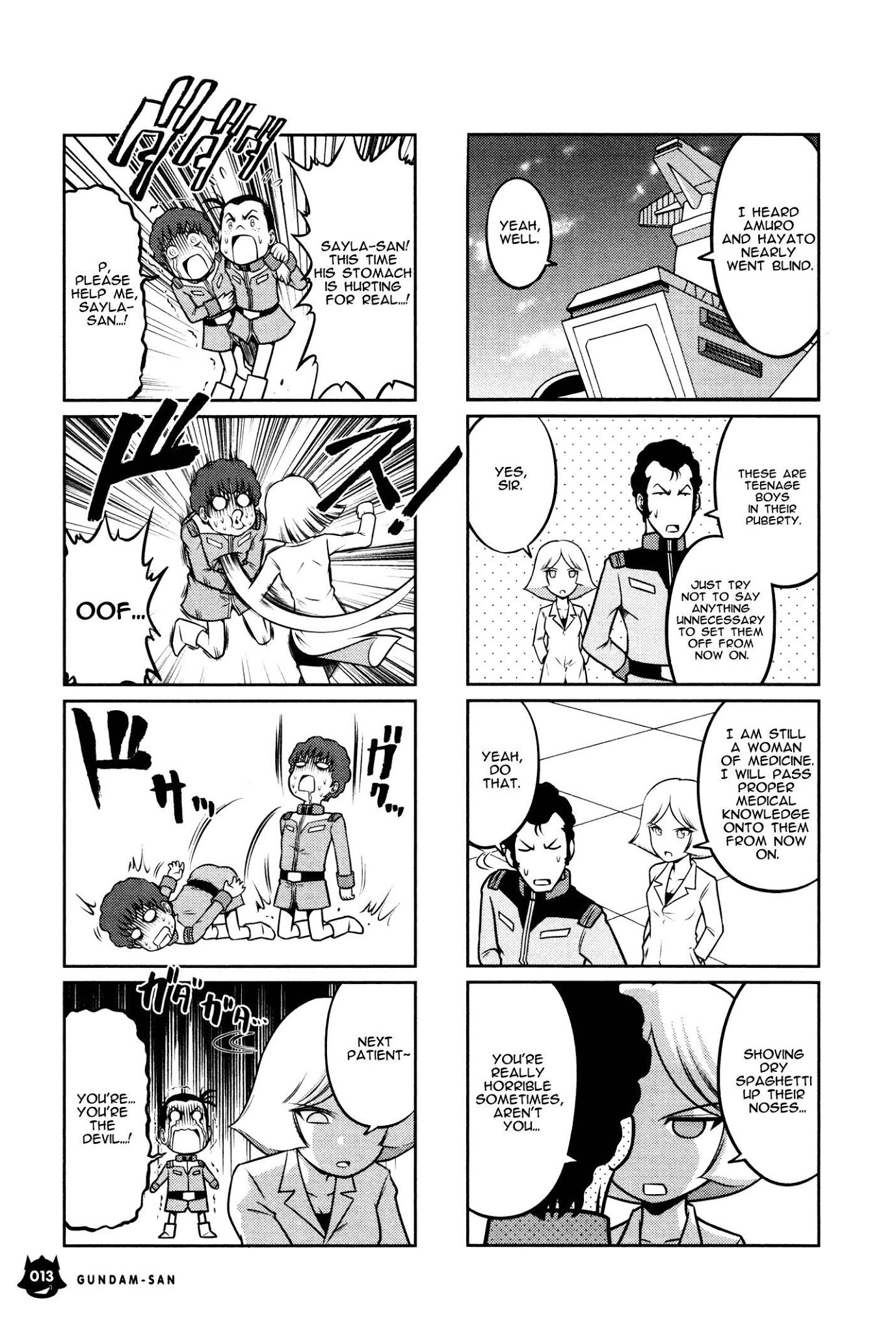 Kidou Senshi Gundam-san Chapter 8.1 page 13 - Vol.8 Chapter 1