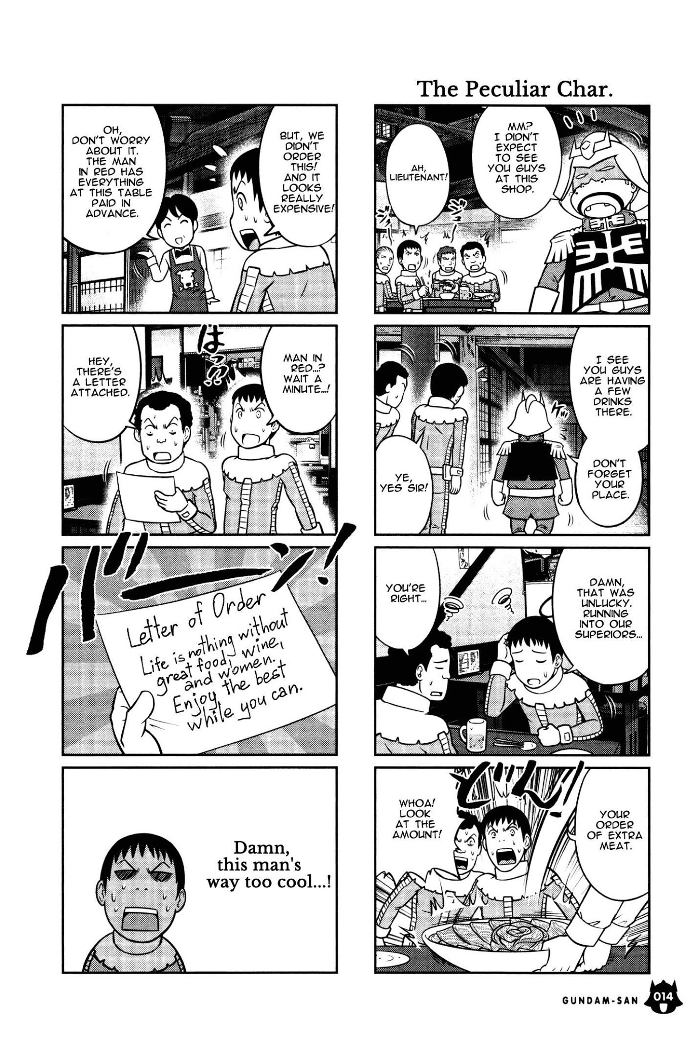 Kidou Senshi Gundam-san Chapter 8.1 page 14 - Vol.8 Chapter 1