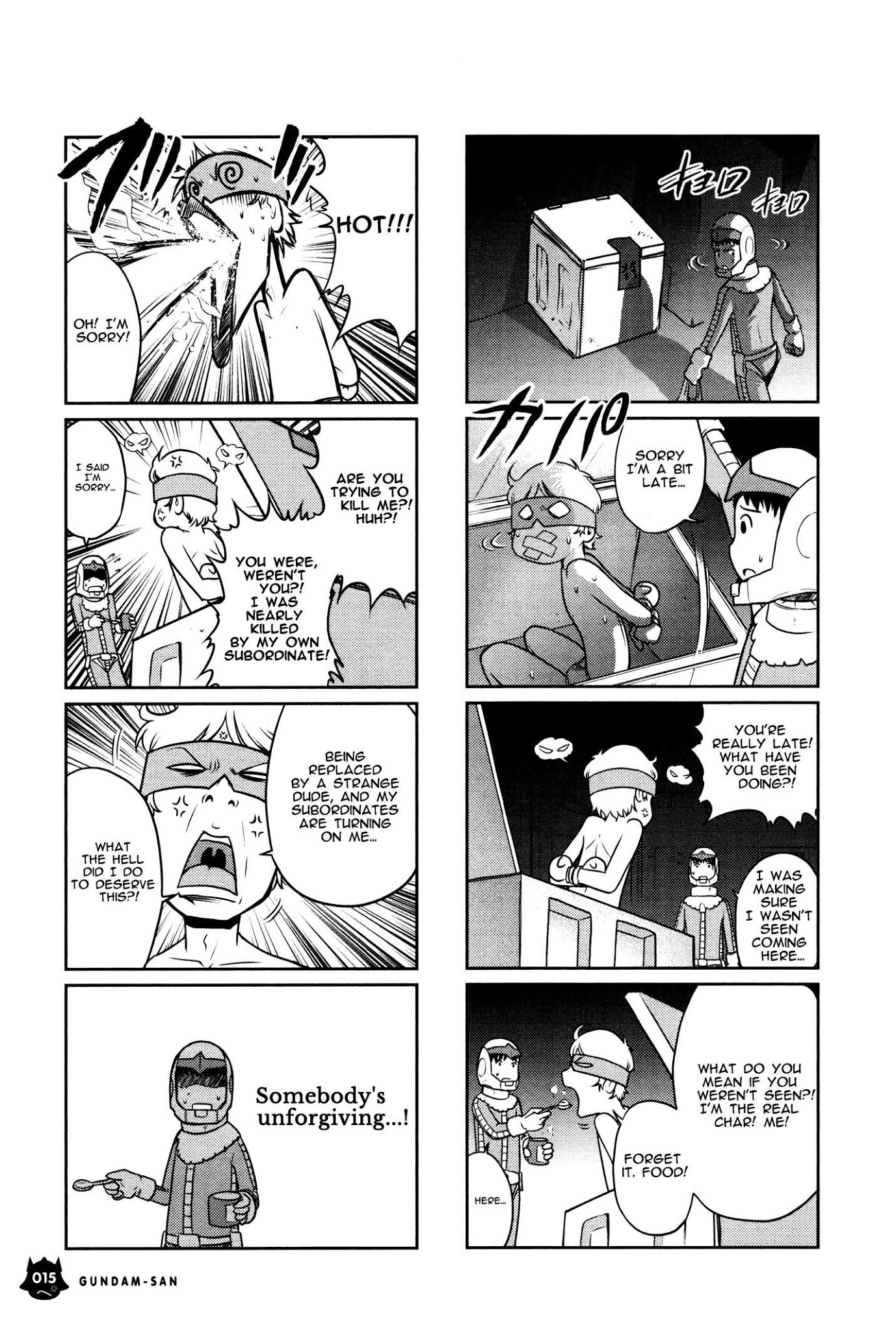 Kidou Senshi Gundam-san Chapter 8.1 page 15 - Vol.8 Chapter 1