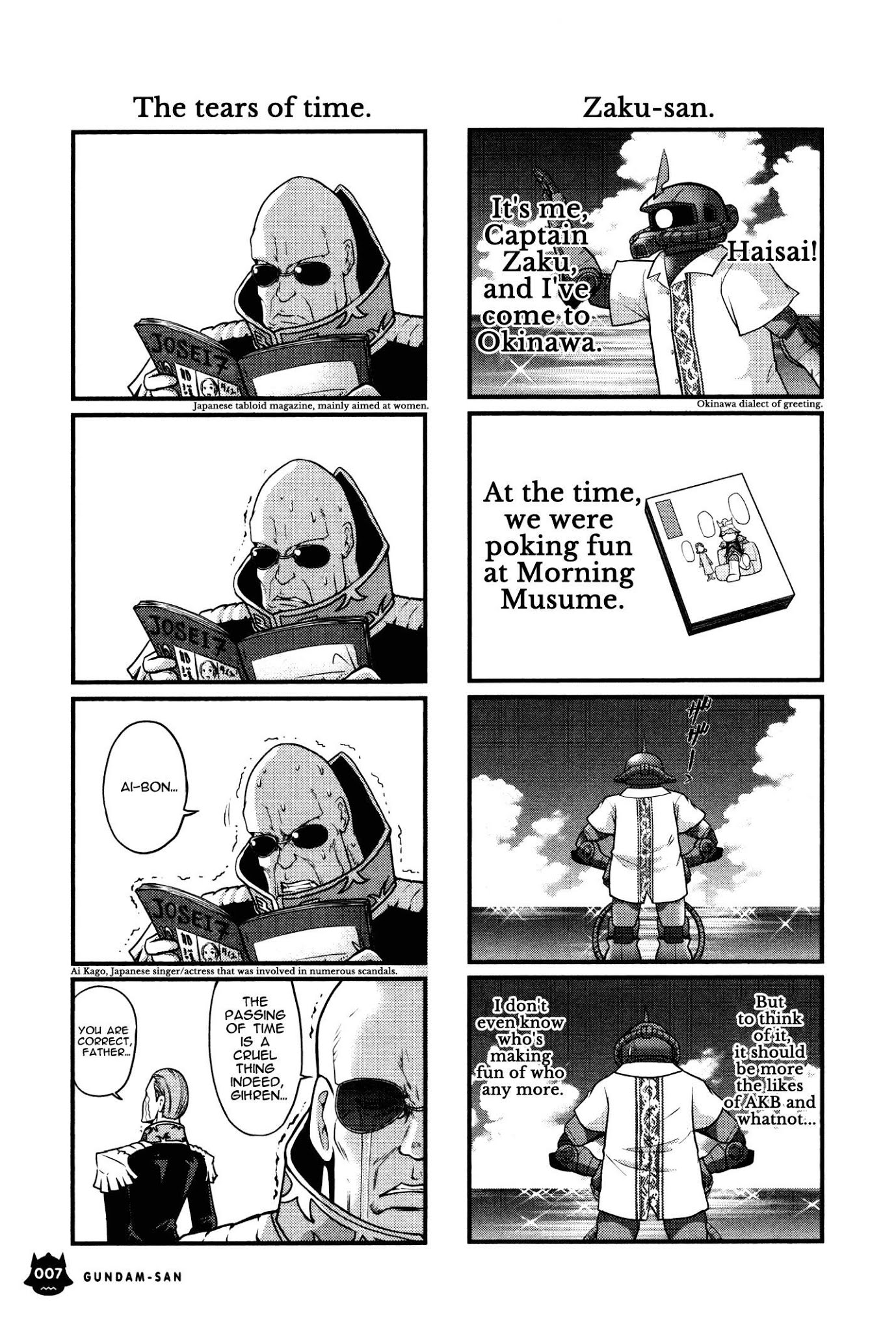 Kidou Senshi Gundam-san Chapter 8.1 page 8 - Vol.8 Chapter 1